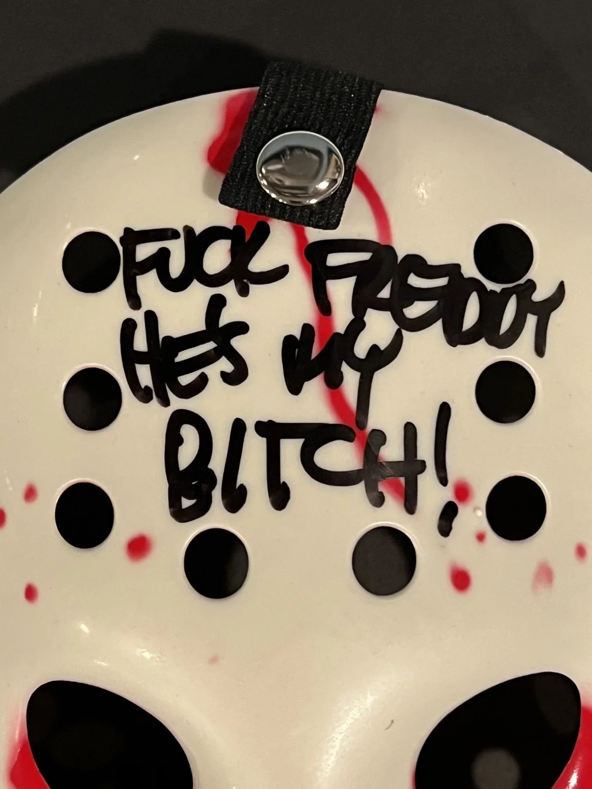 Ari Lehman Signed/Inscribed "Friday the 13th" Mask- Jason 1 -Beckett Witnessed, изображение 4