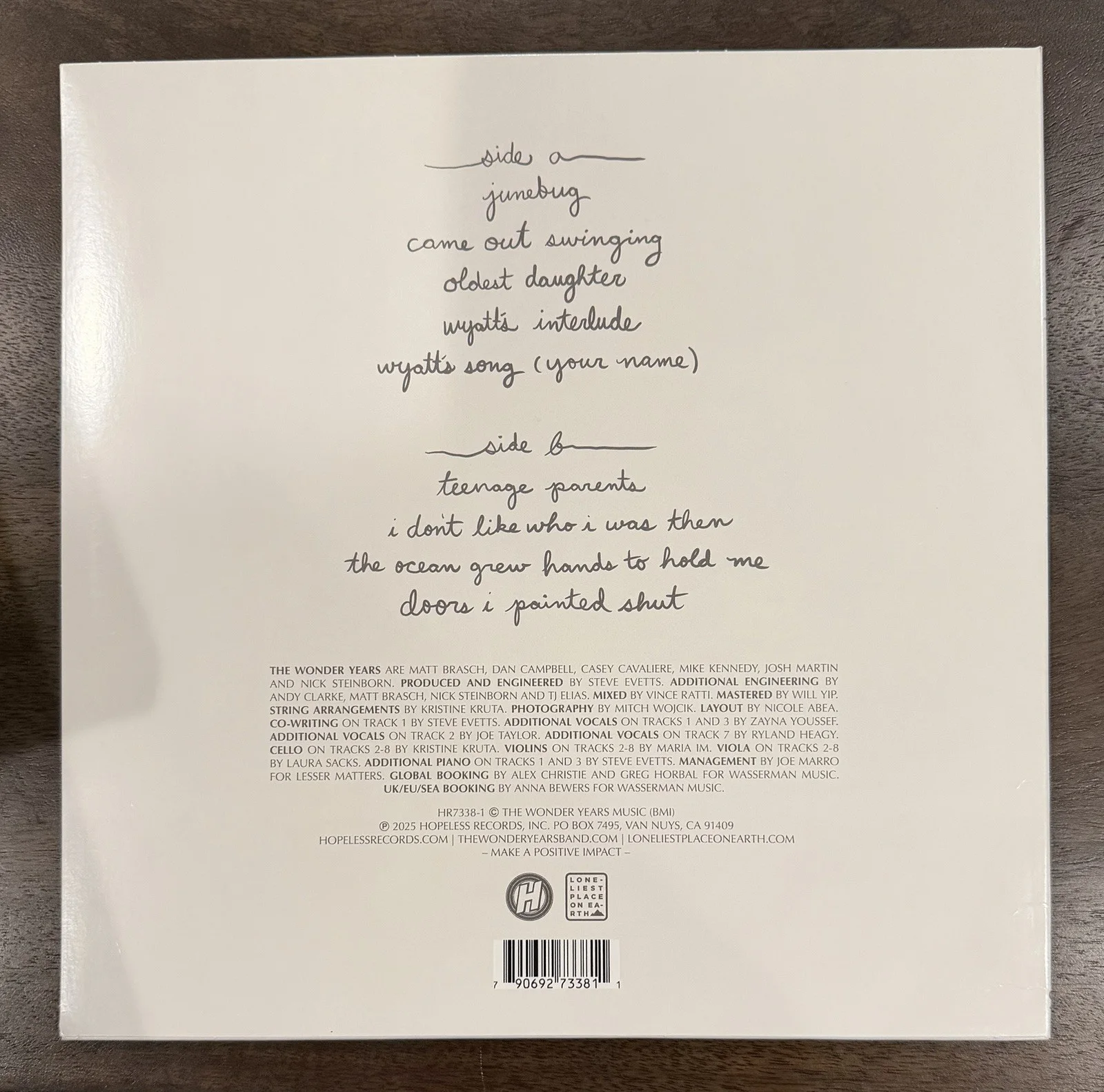 The Wonder Years SIGNED Burst & Decay Vol. 3 LP Vinyl Record Autographed Record, изображение 4