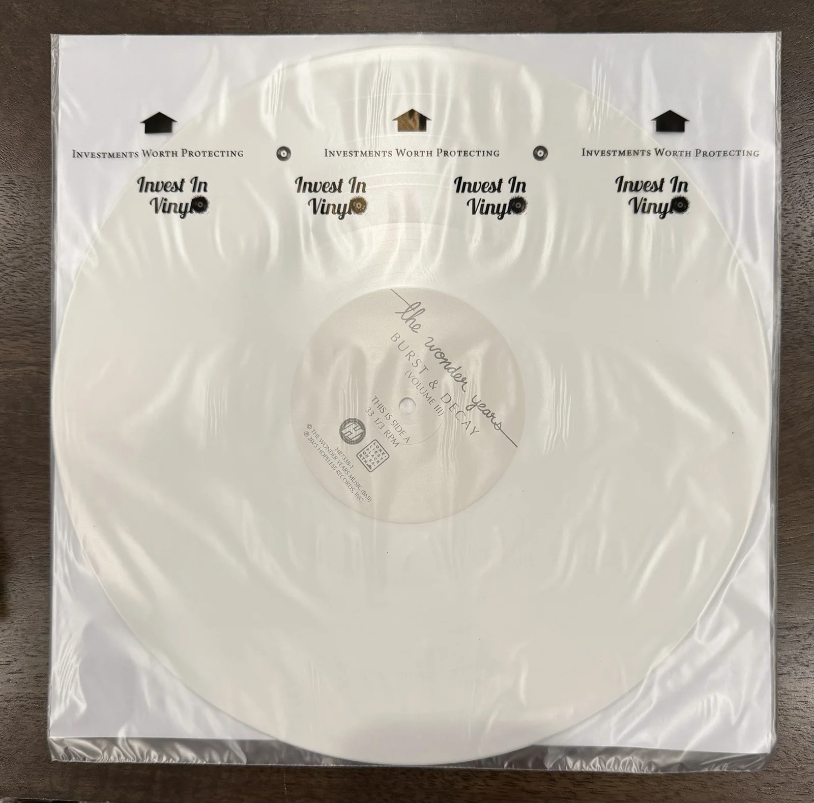 The Wonder Years SIGNED Burst & Decay Vol. 3 LP Vinyl Record Autographed Record, изображение 5