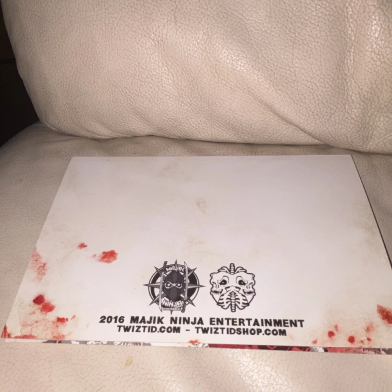 Twiztid Signed Christmas Card Majik Ninja Entertainment Holiday Autographed, изображение 3