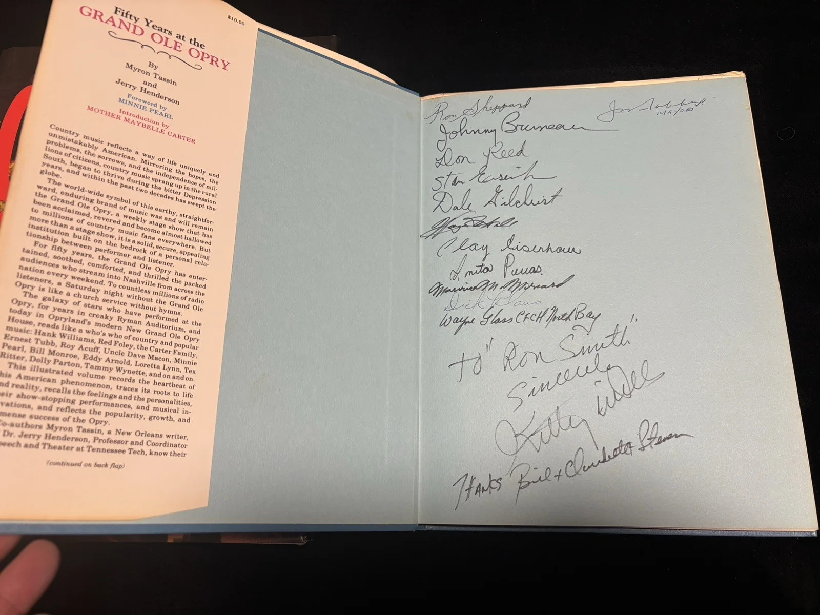 Signed books Kitty Wells 50 Years Grand Ole Opry Nashville, изображение 3