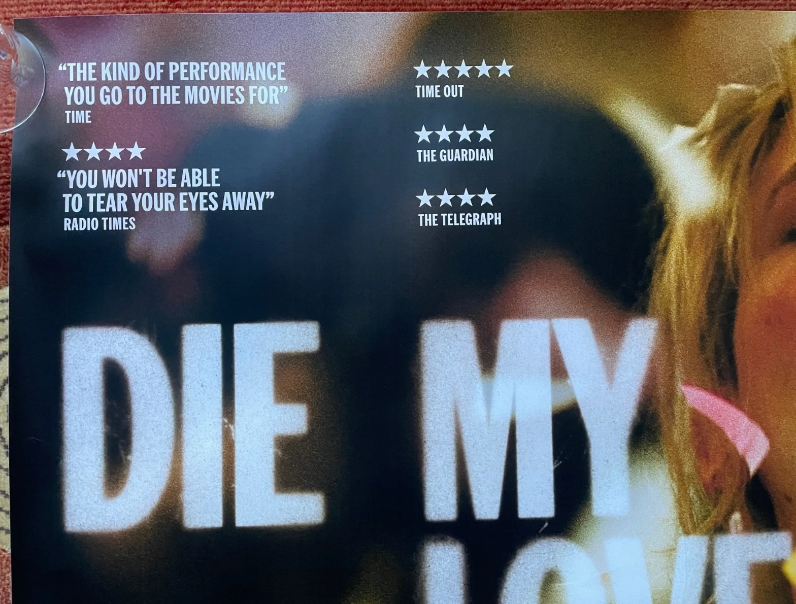 DIE MY LOVE (2025) Original UK Quad Movie Poster Jennifer Lawrence, изображение 2