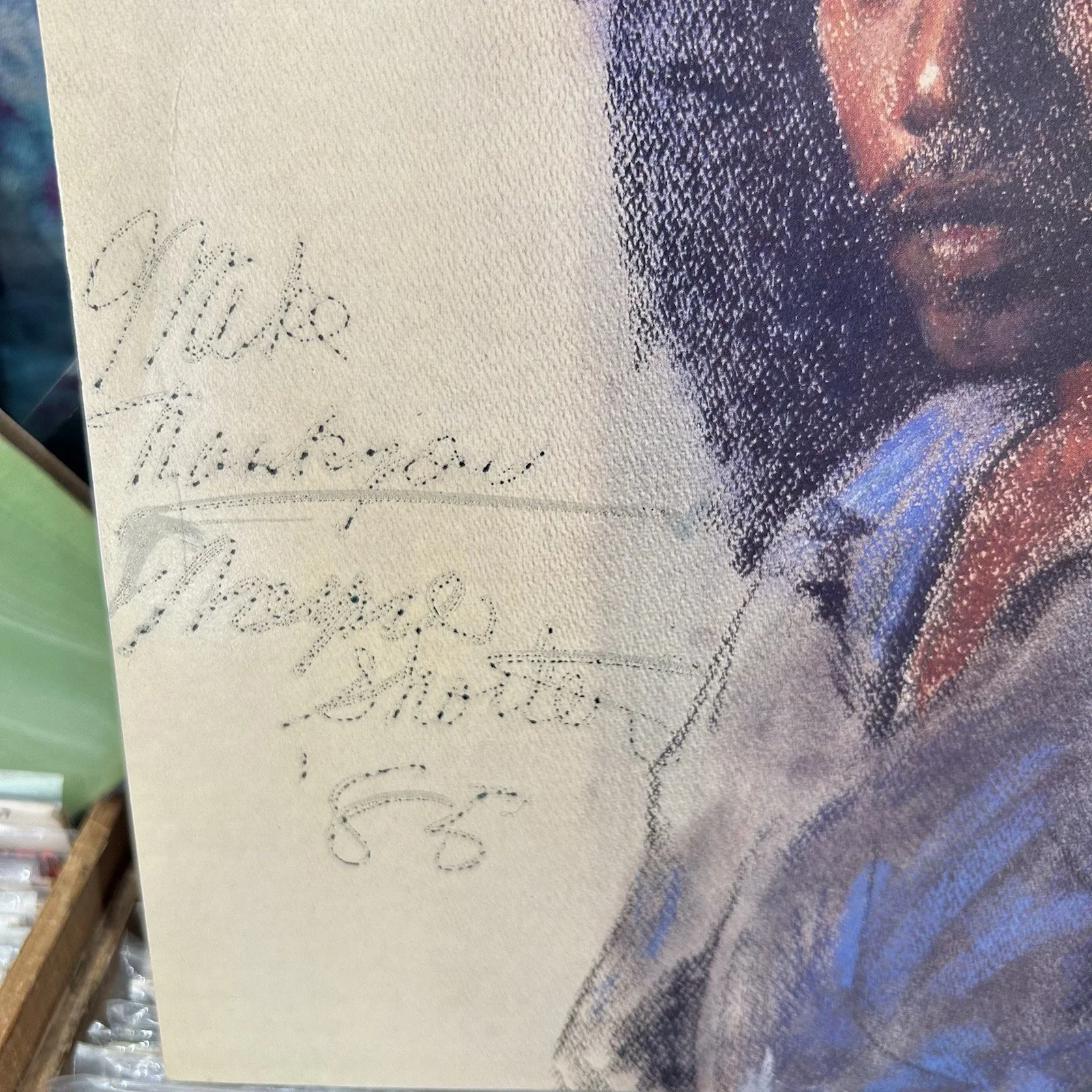 Wayne Shorter Autograph Signature 12” Promo Poster & News Paper Artical RWB1 VP, изображение 2