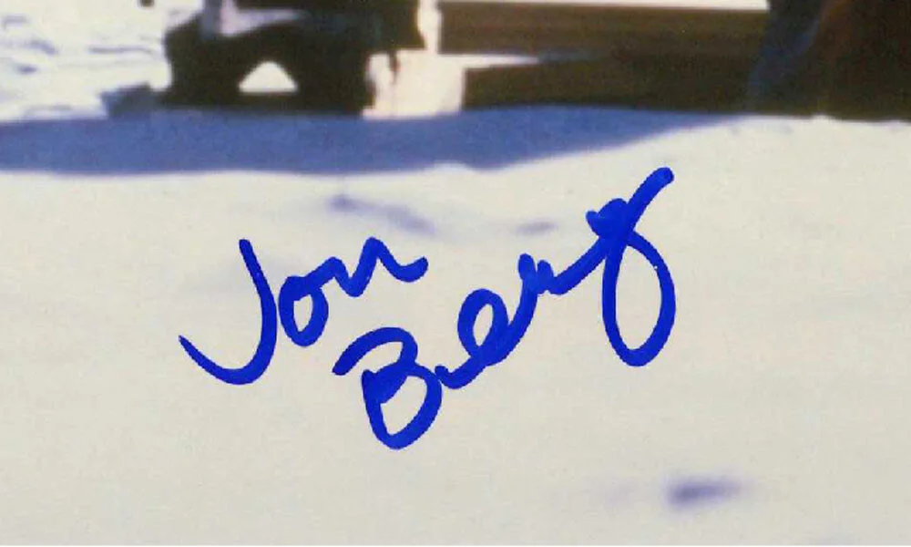 JON BERG SIGNED AUTOGRAPHED 11x14 PHOTO ILM MODEL MAKER AT-AT STAR WARS BECKETT, image 2