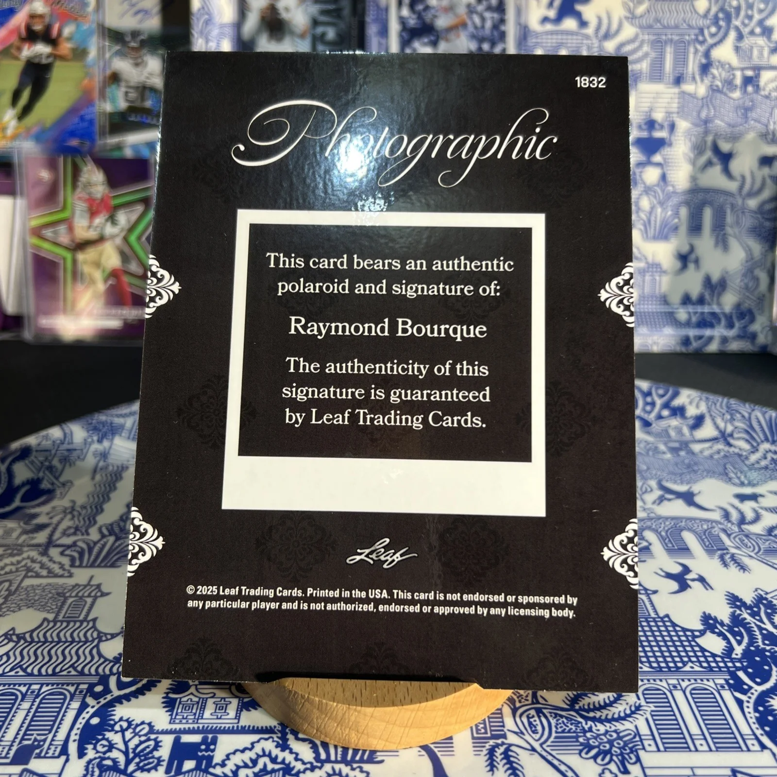 2025 Photographic Raymond Bourque 1/1, image 2