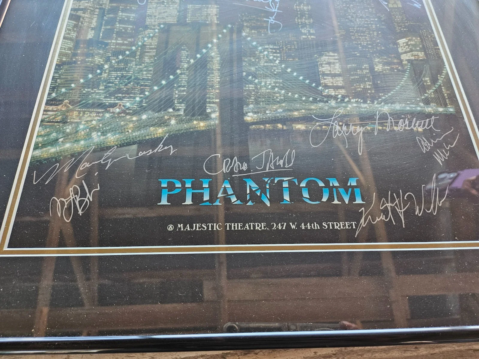 Framed Broadway Poster Final Show of CATS Signed Cast 2000 - 19" x 27", image 5