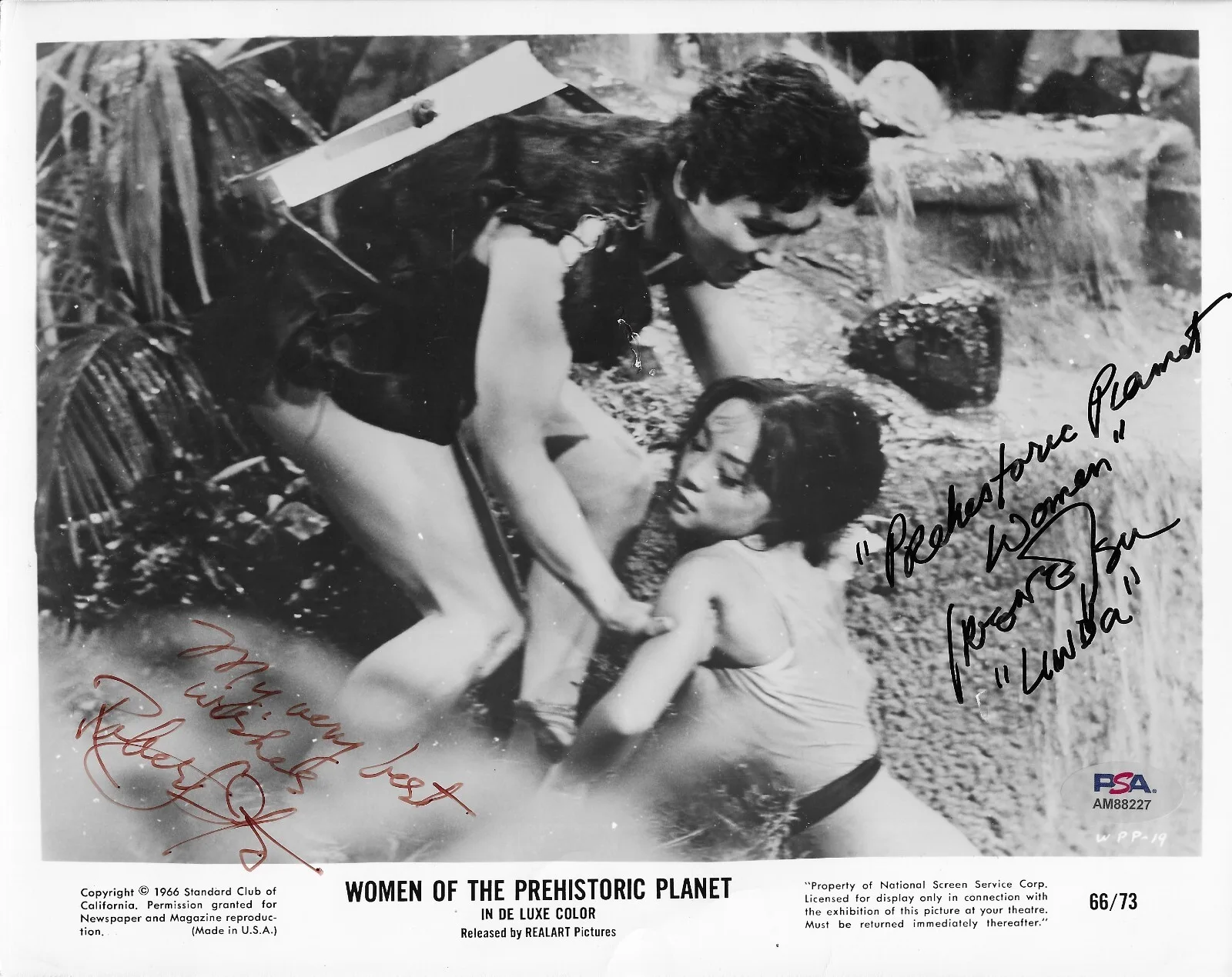 Irene Tsu — Robert Ito Irene Tsu Dual Signed 8x10 Photo Autographed PSA/DNA COA Prehistoric