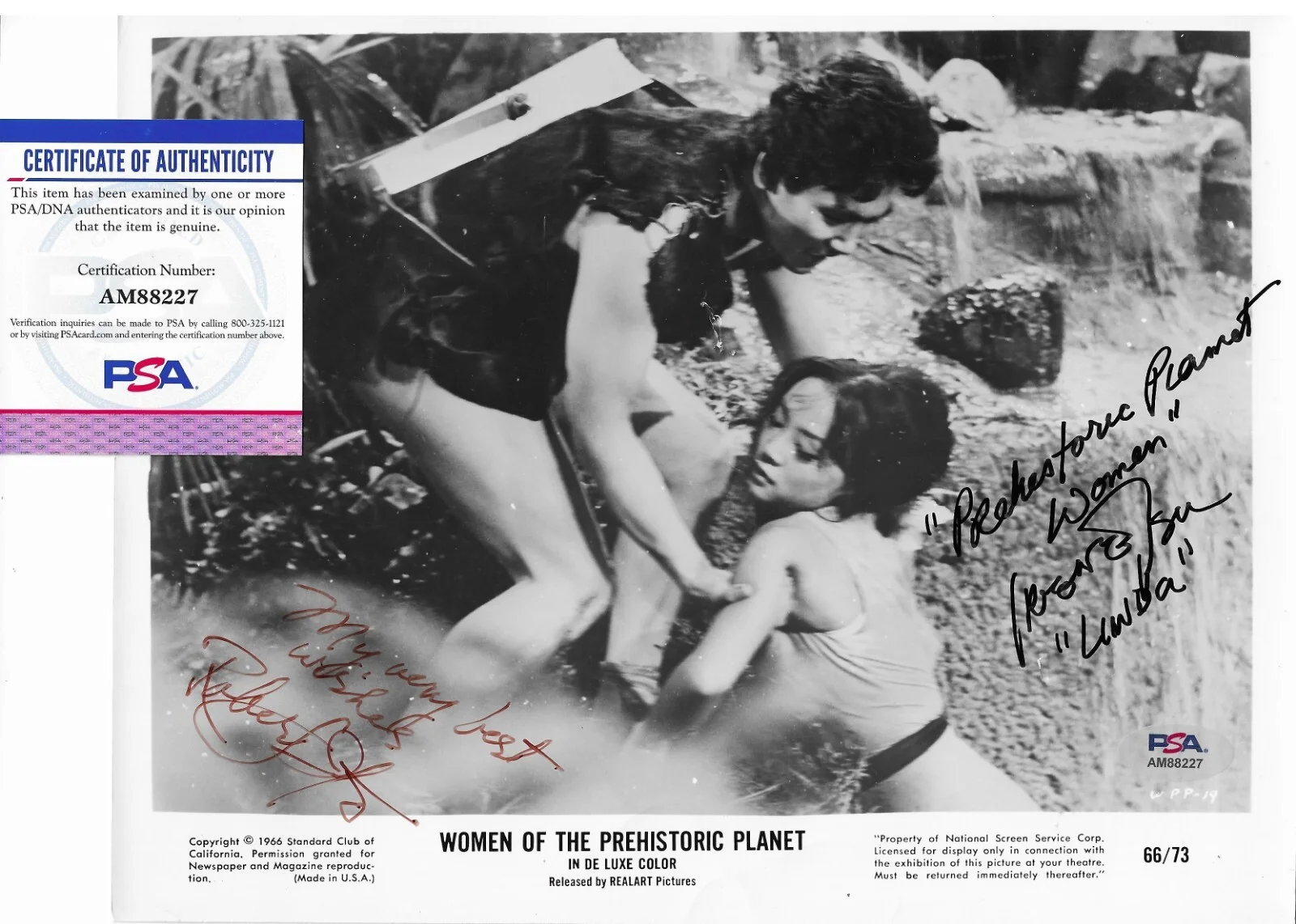 Irene Tsu — Robert Ito Irene Tsu Dual Signed 8x10 Photo Autographed PSA/DNA COA Prehistoric, image 2