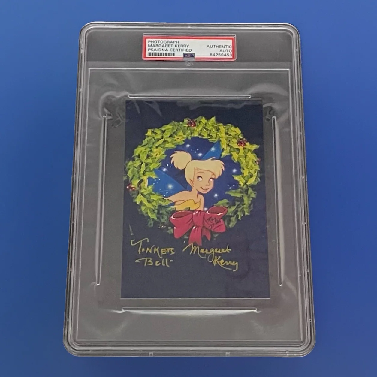 Margaret Kerry — Margaret Kerry Signed 4x6 Photo Tinker Bell Disney Autographed Slabbed PSA/DNA, image 2