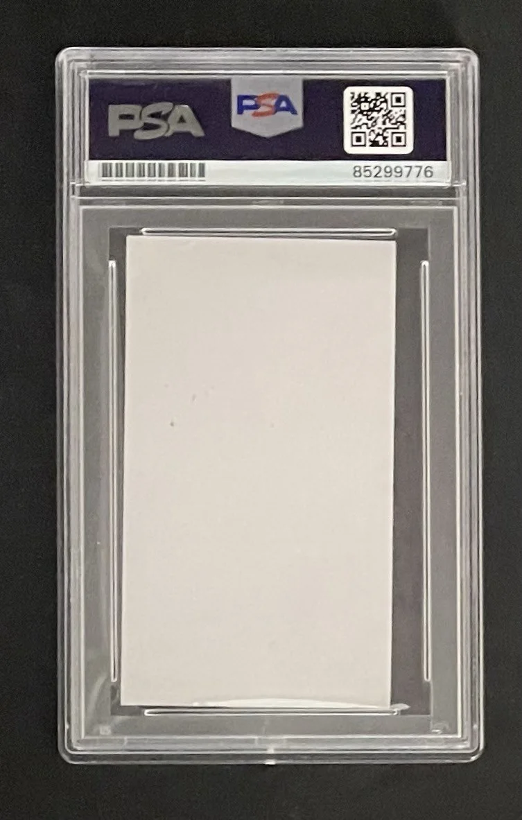 Bob Abrams — Animator Bob Abrams Signed Business Card PSA/DNA Slabbed Autograph Looney Tunes, изображение 3