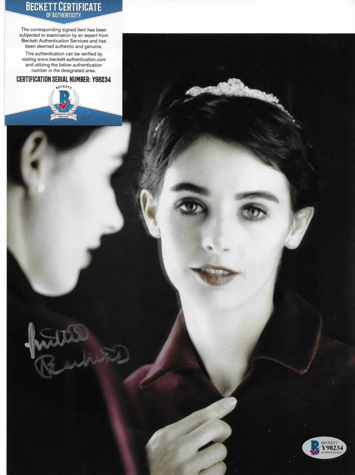 Millie Perkins — Millie Perkins BAS COA Signed 8x10 Photo Autographed The Diary of Anne Frank, изображение 2
