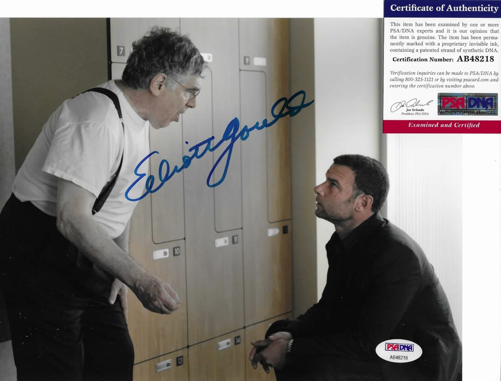 Elliott Gould — Elliott Gould PSA/DNA COA Signed 8x10 Photo Autographed Ray Donovan Ezra Goldman, изображение 2