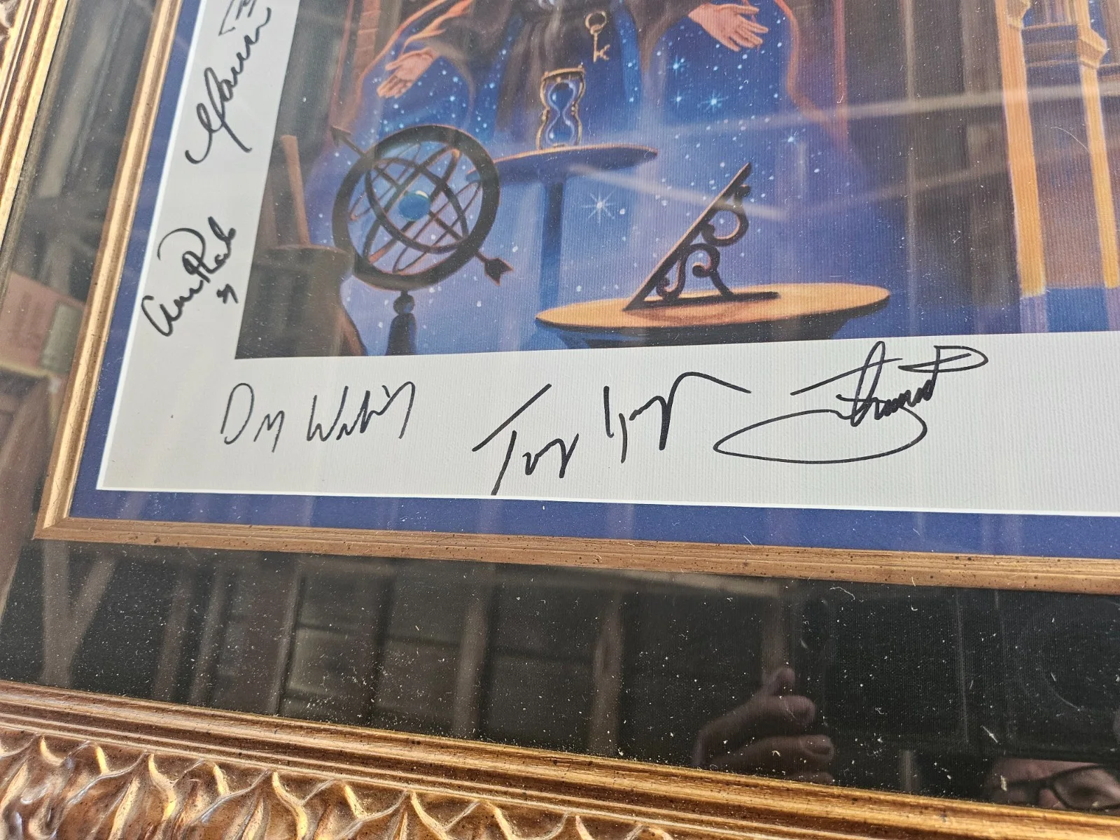 Gold Framed TRANS-SIBERIAN ORCHESTRA AUTOGRAPHED / SIGNED CAST -2007 - 49" x 26", image 4