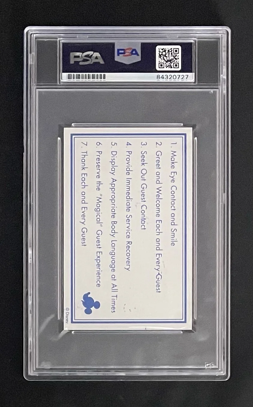 Margaret Kerry — Margaret Kerry Signed Guest Service Card Disney Autographed Slabbed PSA/DNA, изображение 3