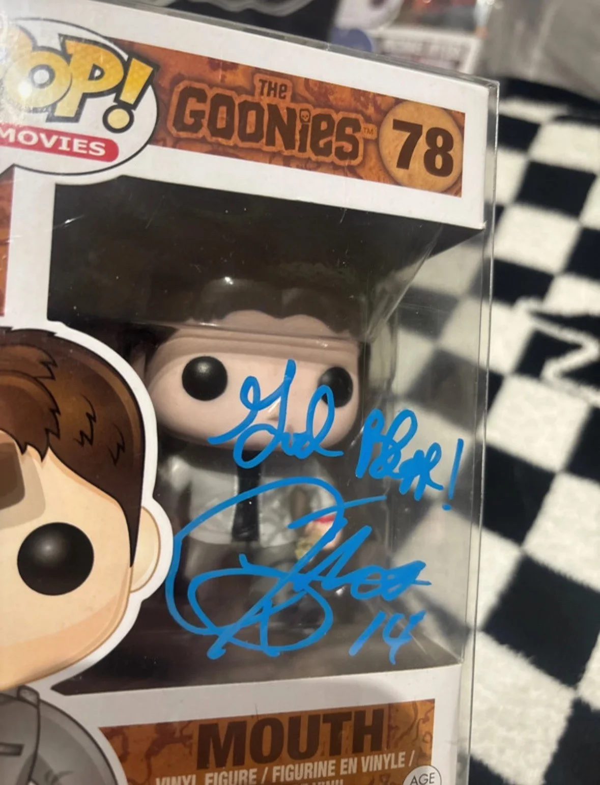 Corey Fledman — Corey Feldman Autographed Signed Funko Pop Vaulted #78 The Goonies - Mouth, image 2