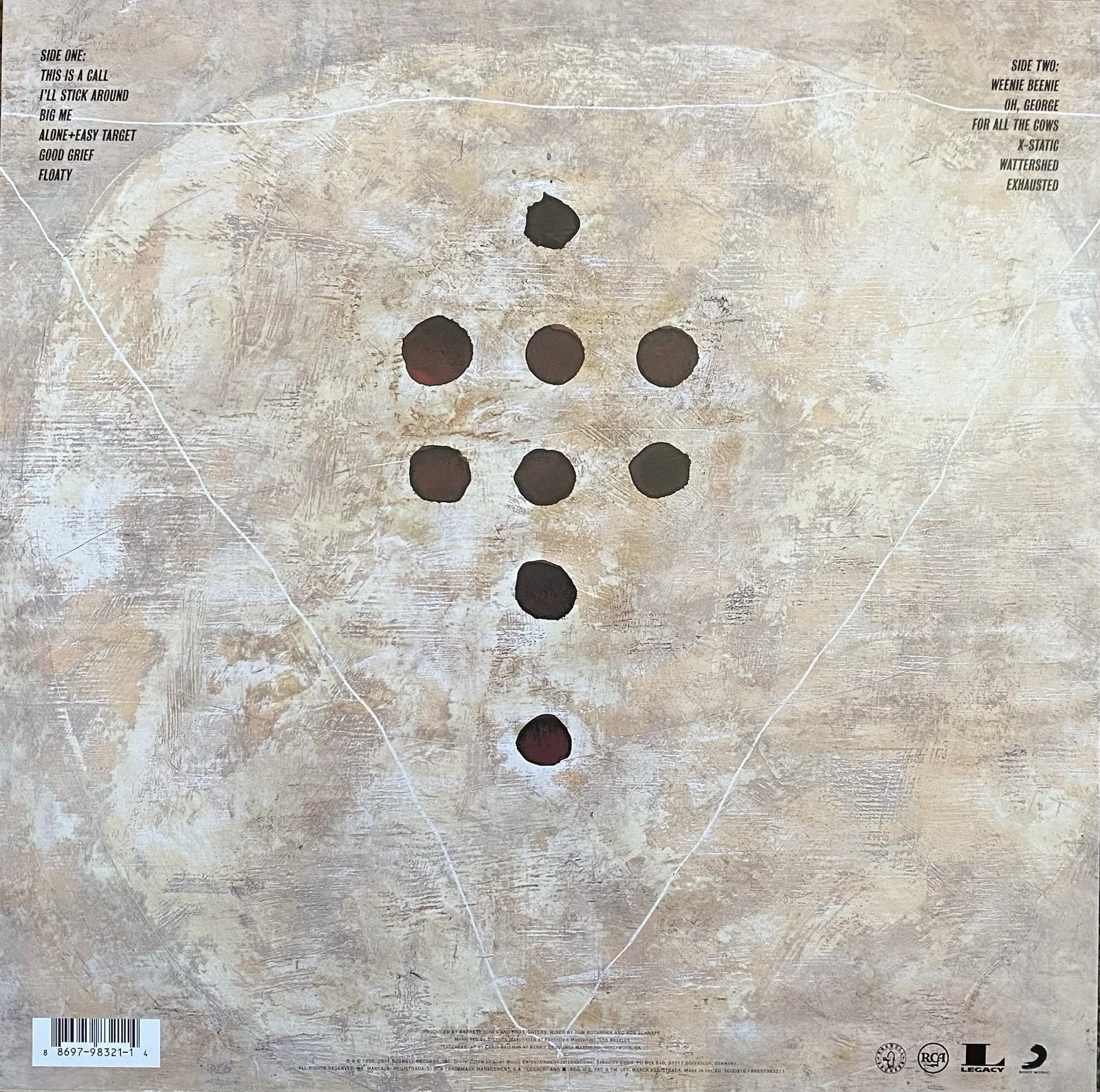 DAVE GROHL AUTOGRAPHED SIGNED FOO FIGHTERS VINYL, image 2