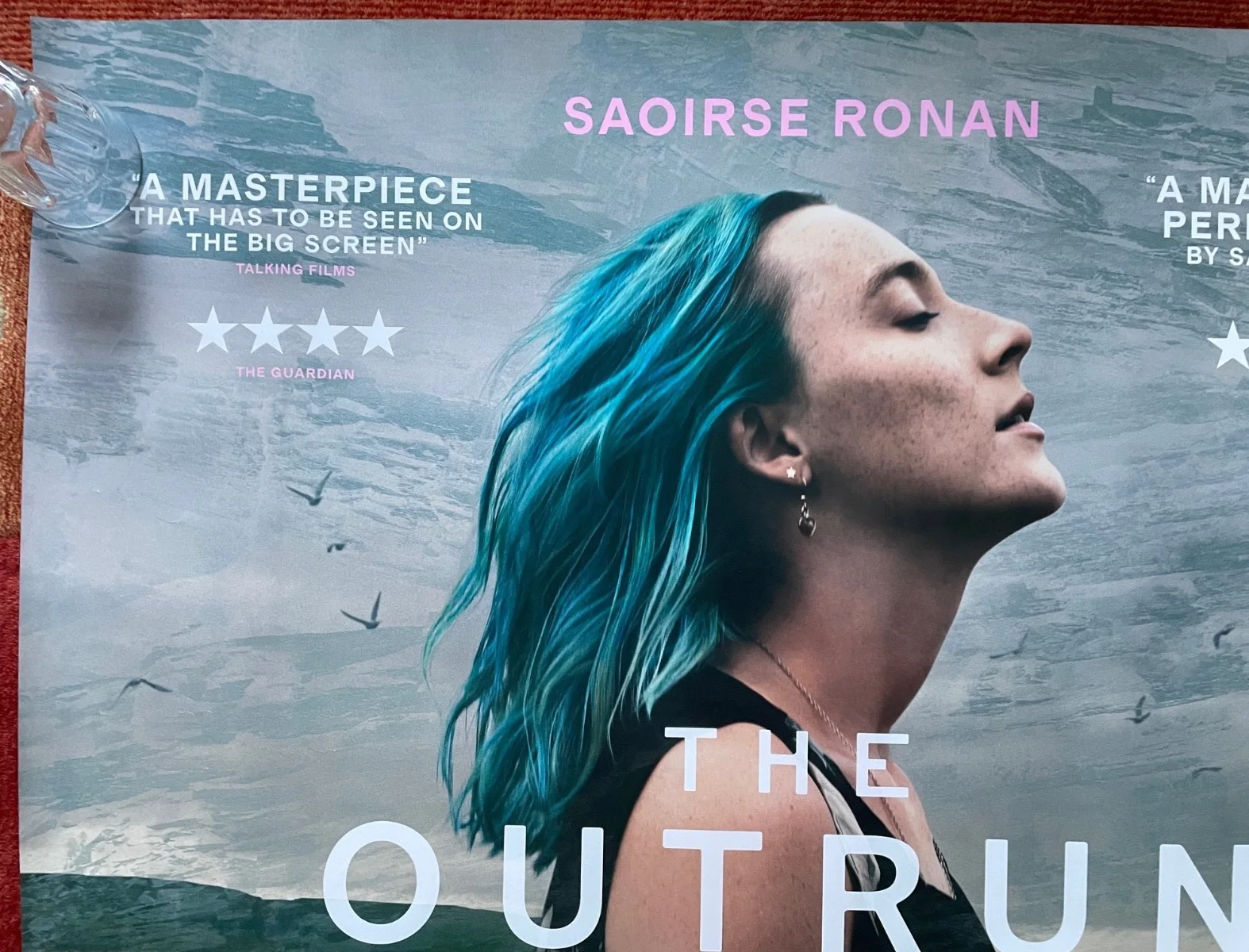 THE OUTRUN (2024) Original UK Quad Movie Poster Saoirse Ronan, изображение 2