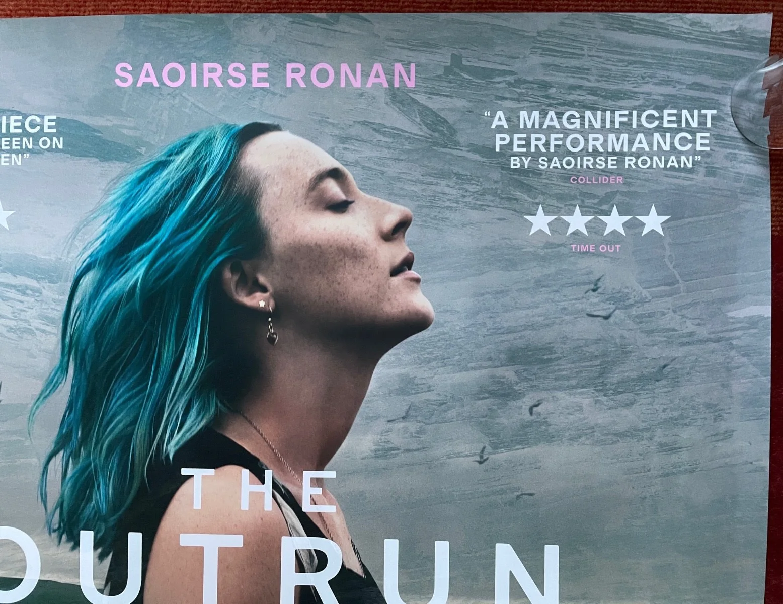 THE OUTRUN (2024) Original UK Quad Movie Poster Saoirse Ronan, изображение 3