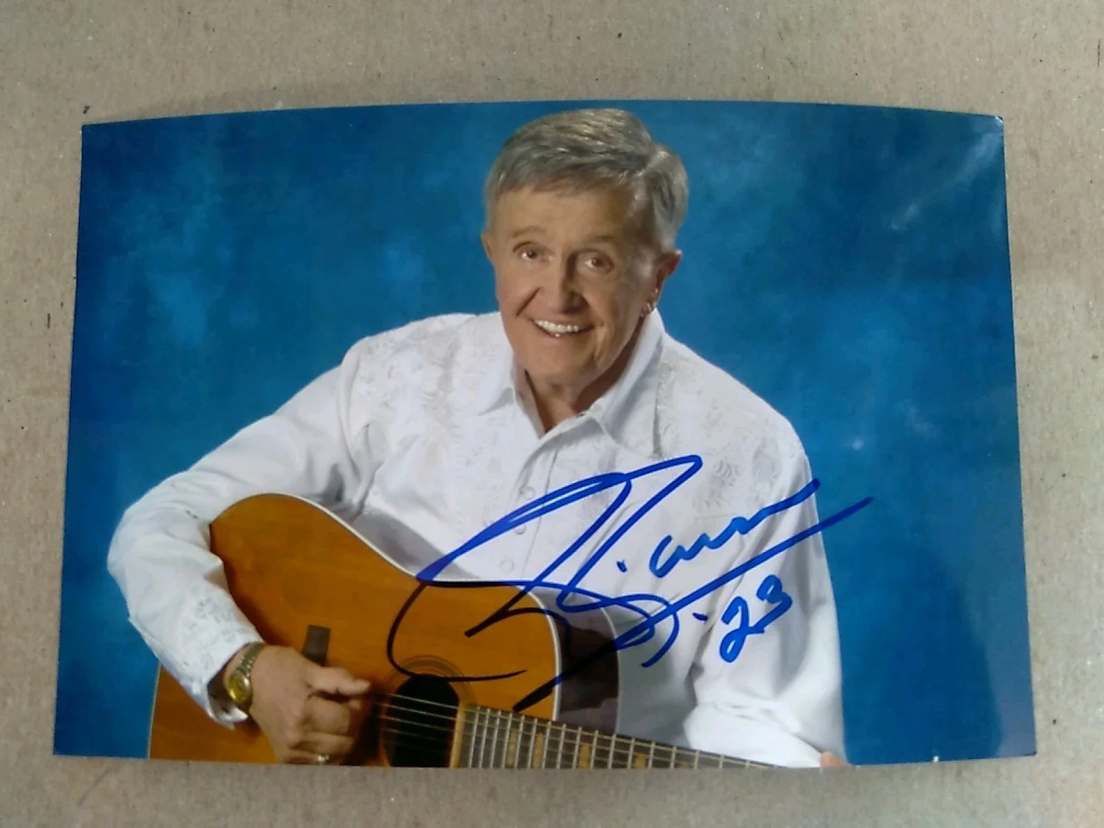 Bill Anderson "Wisperin Bill" Country Music Hall Of Fame Signed 6x4in Photo, изображение 2