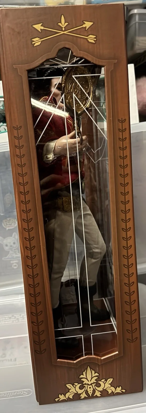 Richard White — Richard White , Gaston , Signed Autographed , Beauty And The Beast Doll , Disney, image 3