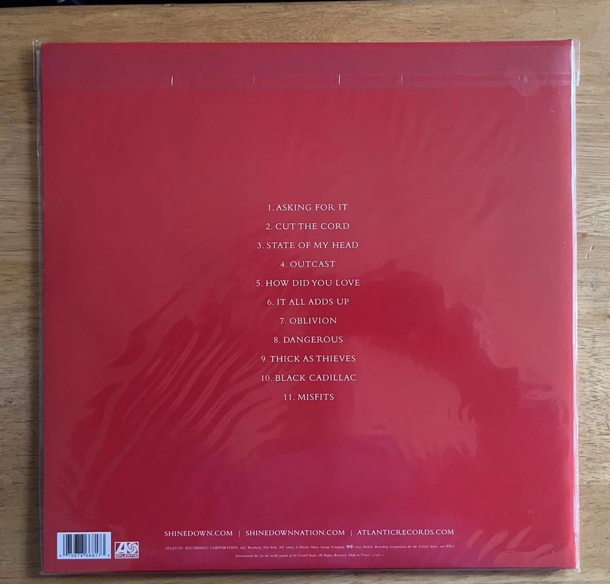 Shinedown Threat To Survival Autographed Vinyl, изображение 2