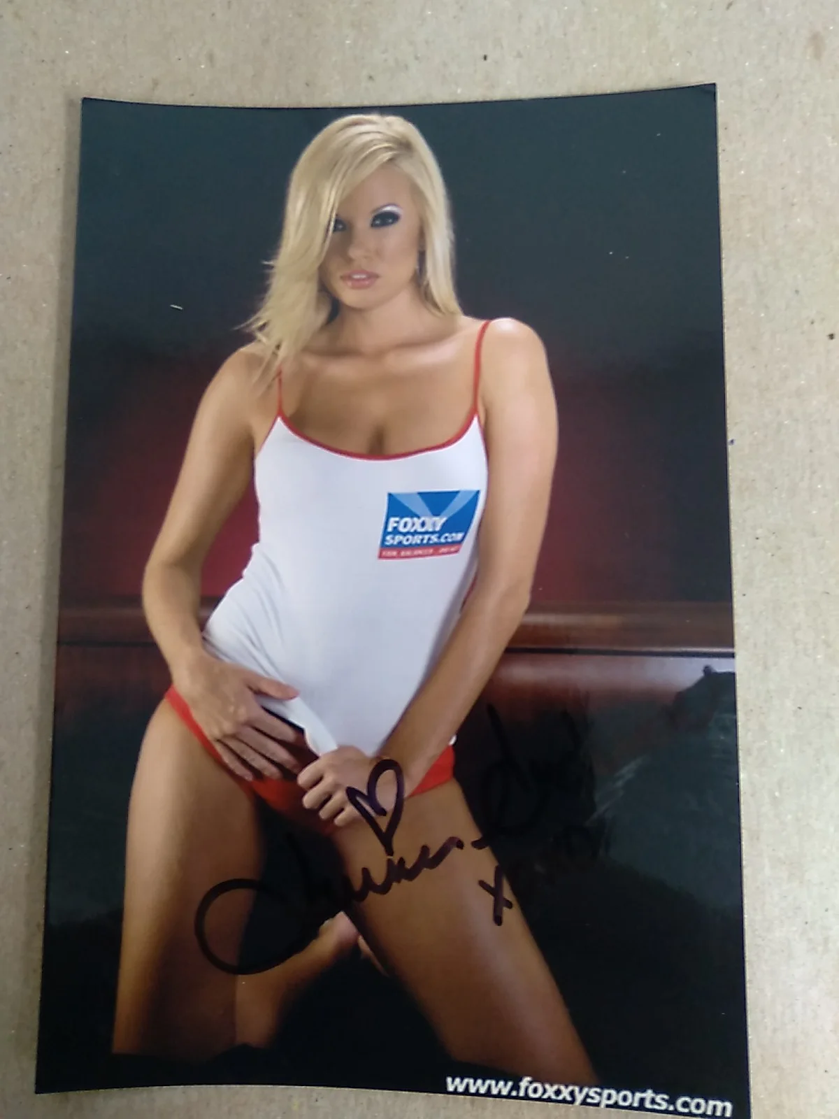 Lauren Andersen Playboy's Playmate Model July 2002 Signed Autograph 6x4in Photo, image 2