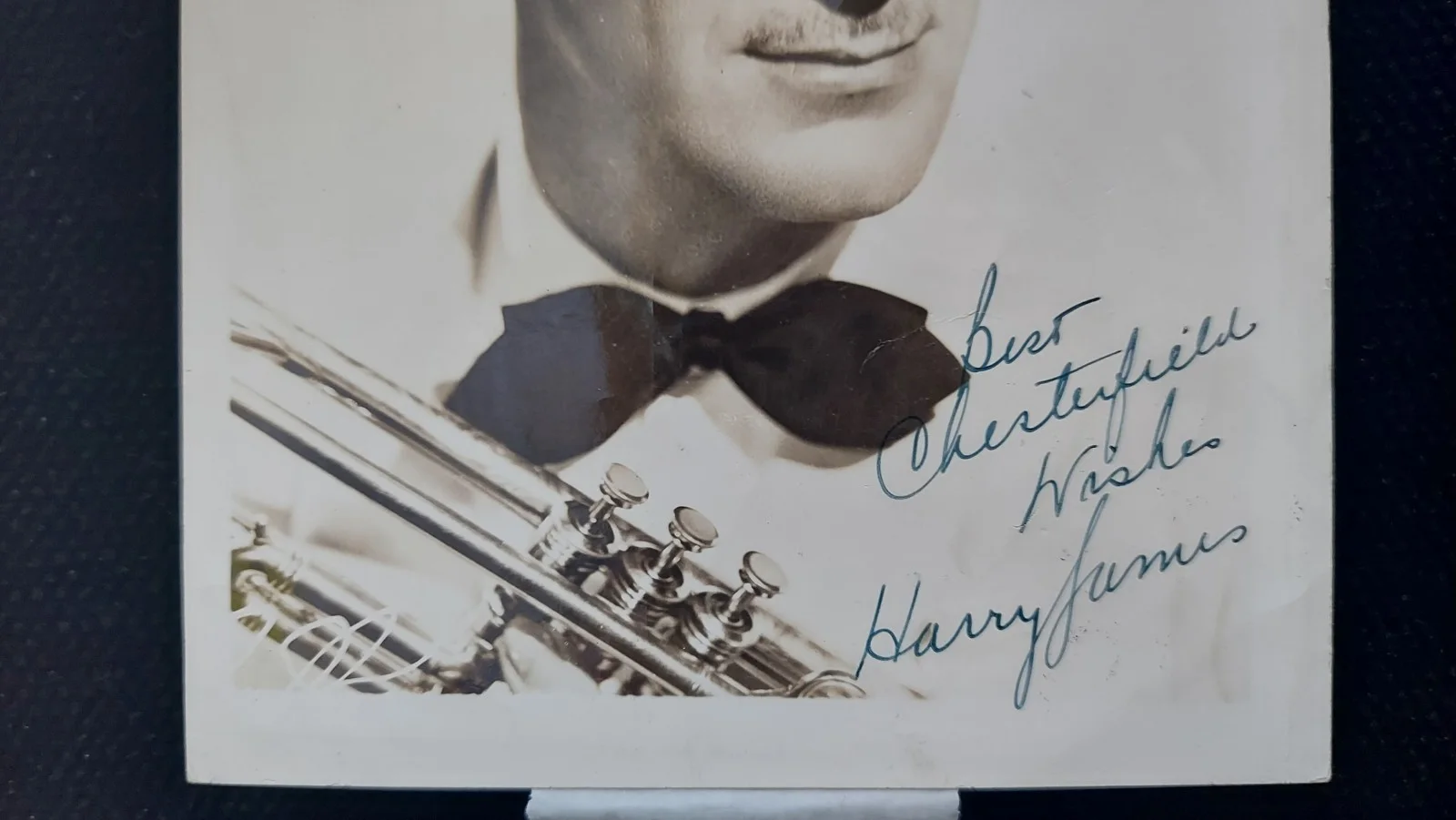 Big Band Leader Harry James Chesterfield Framed Matted Signed Photo W/ COA, image 5