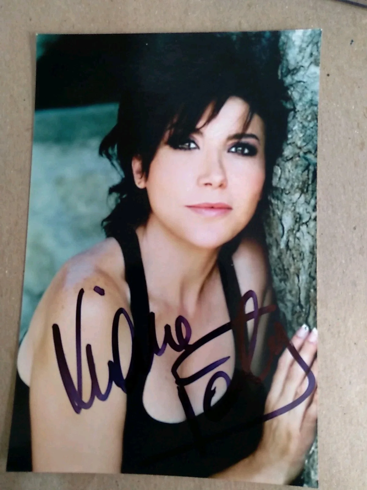 Liane Foly Signed Autograph 6x4in Photo French Singer, Actress Presenter, изображение 2