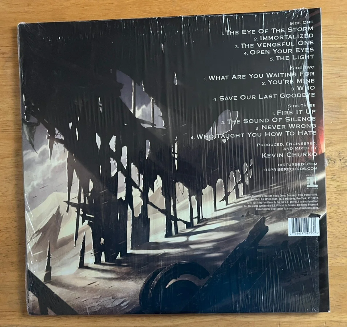 Disturbed Immortalized Autographed Vinyl, image 2