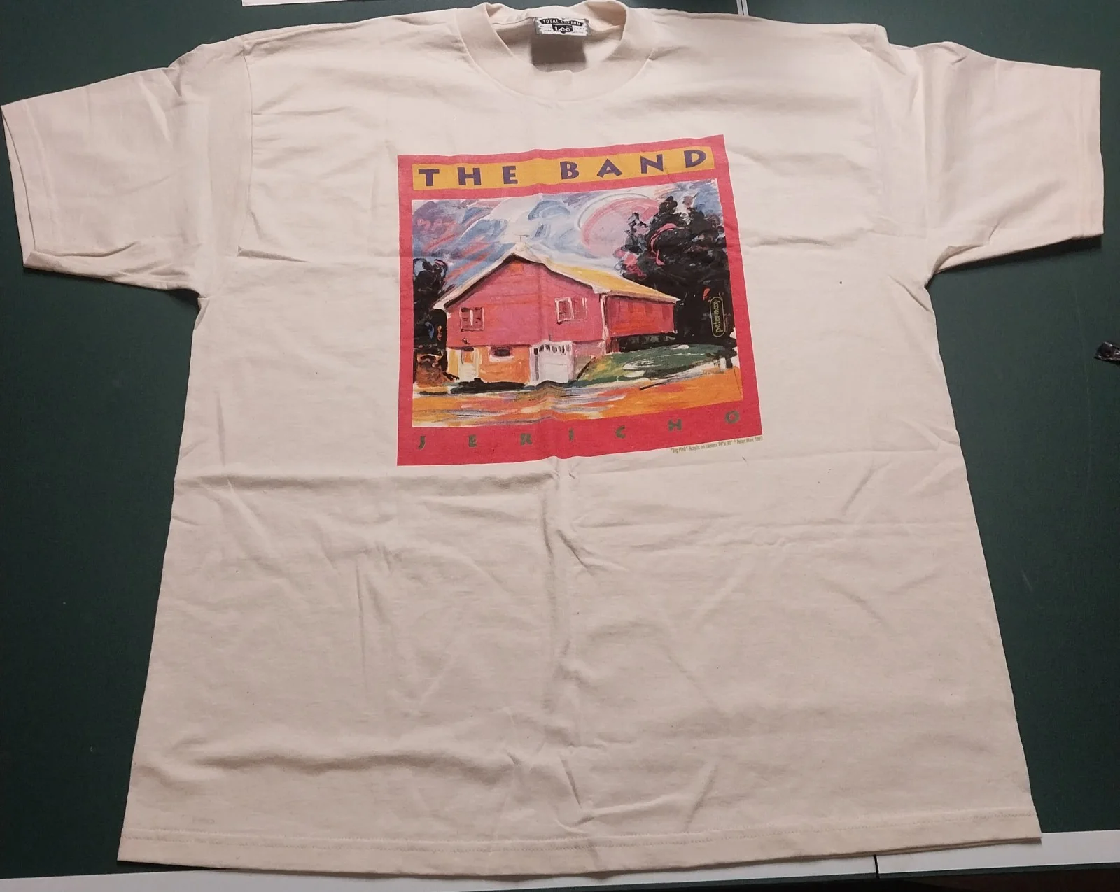 THE BAND signed concert T-shirt with COA Levon Helm, Rick Danko, image 3