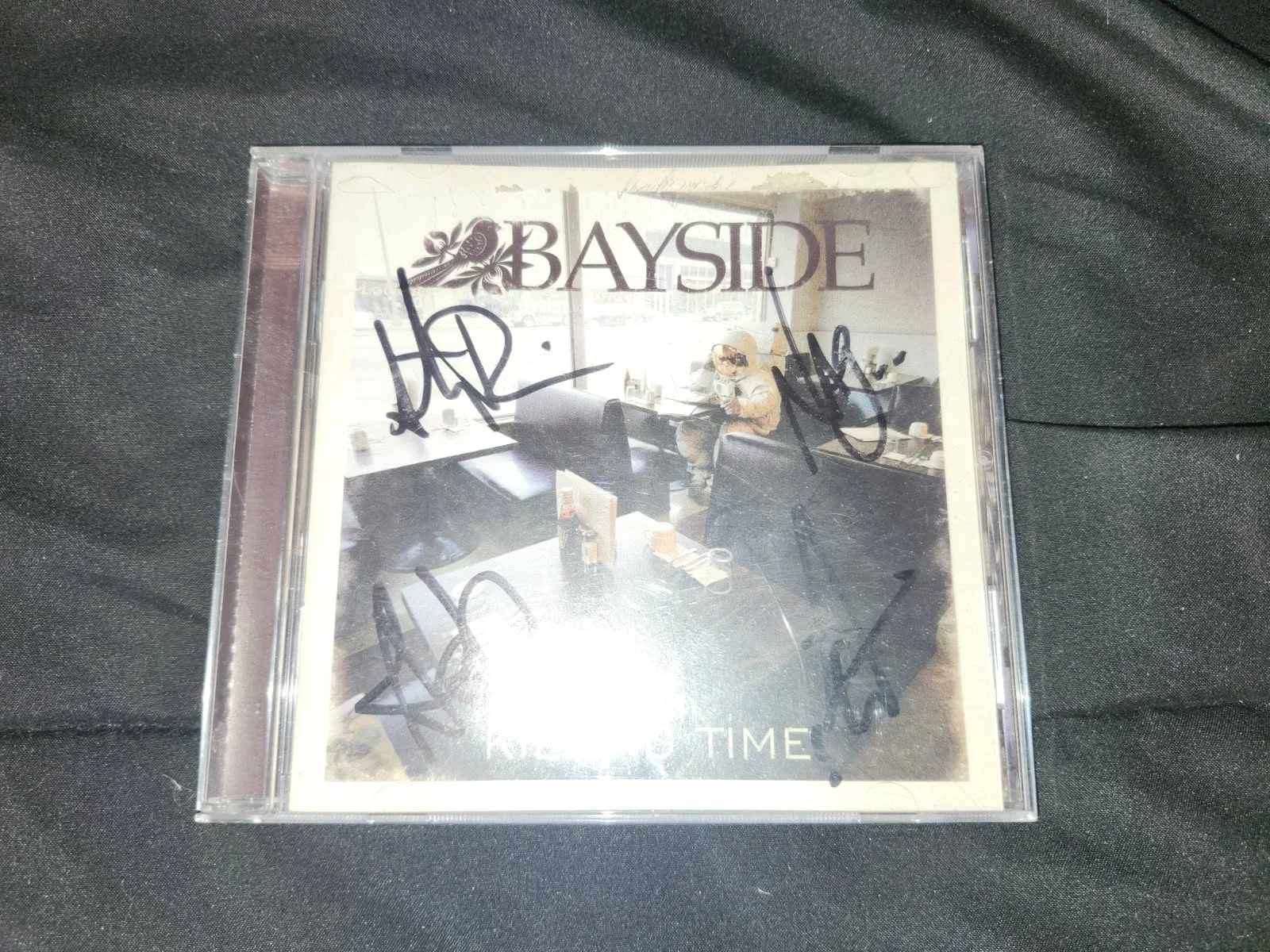 Bayside Killing Time Signed CD, Rare 2010 Alkaline Trio Hot Water Music Paramore, image 2