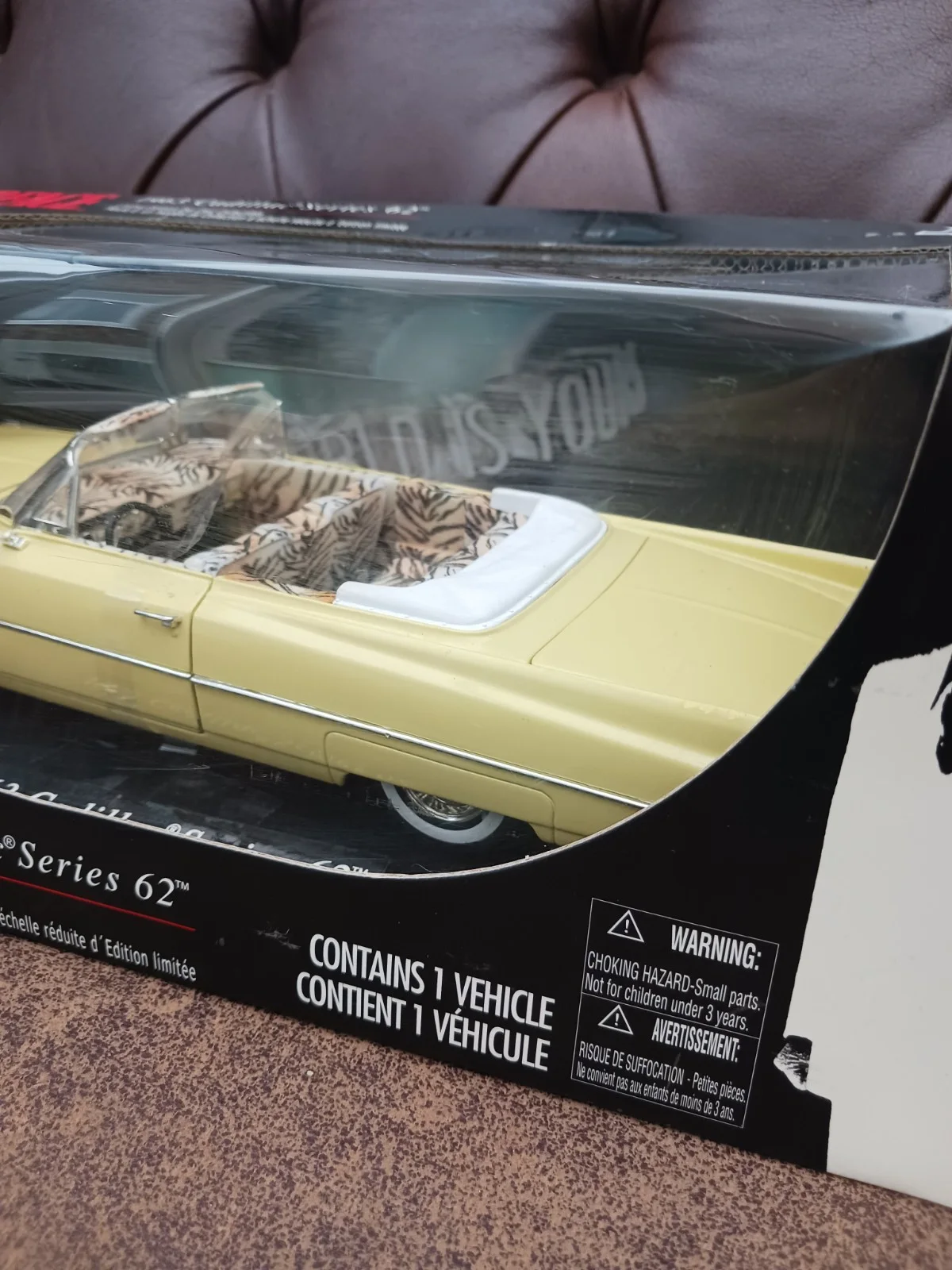 Scarface 1963 Cadillac Series 62 Limited Edition Die Cast Collectible Jada toys, изображение 3