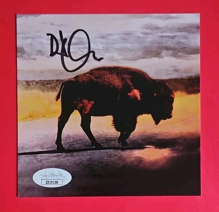 ROBERT PLANT CD "SAVING GRACE" WITH SIGNED PHOTO ART CARD + JSA COA Led Zeppelin, image 3