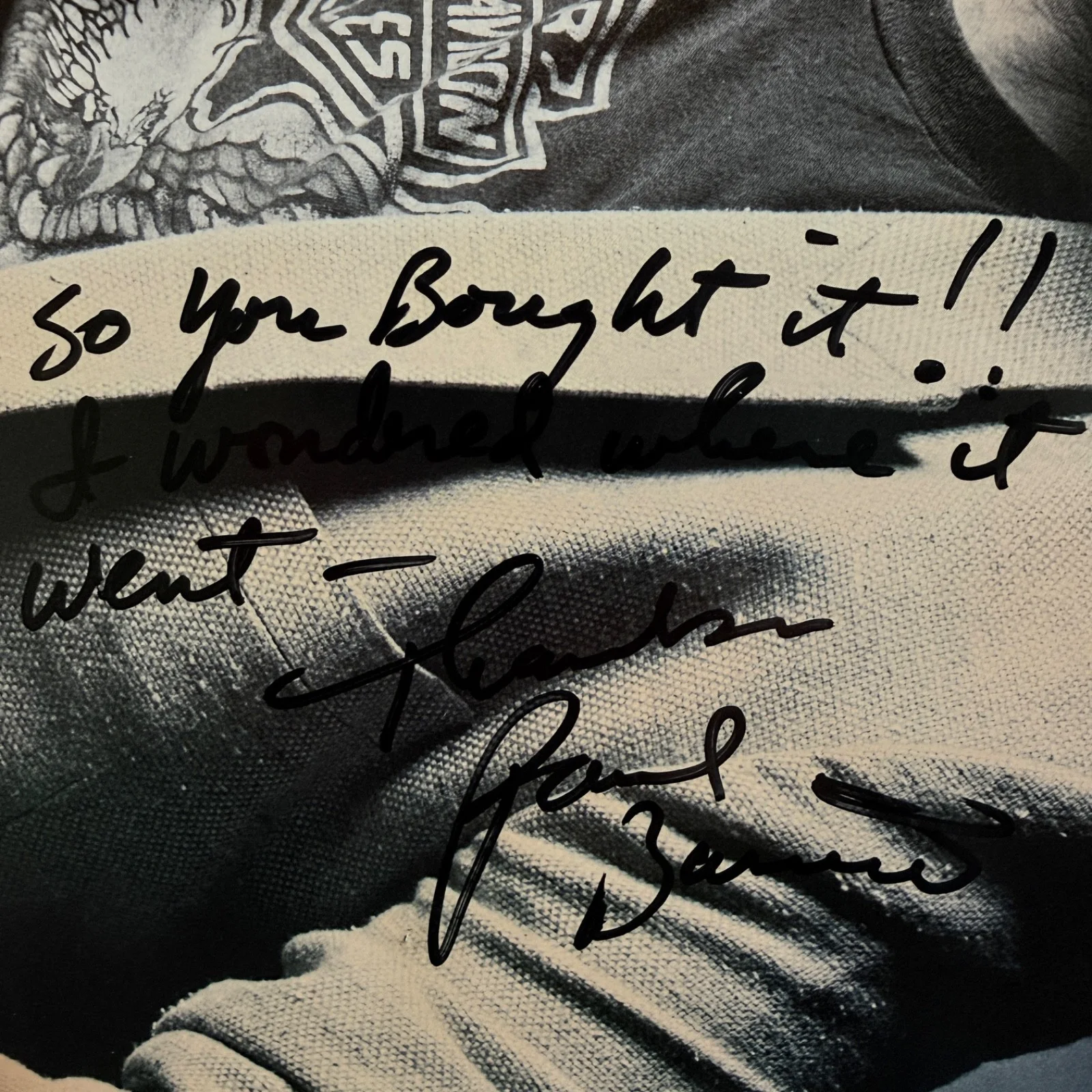 AUTOGRAPHED- PAUL BARRERE (Little Feat) "Real Lies" 90138 NM PROMO STAMP ON BACK, изображение 2