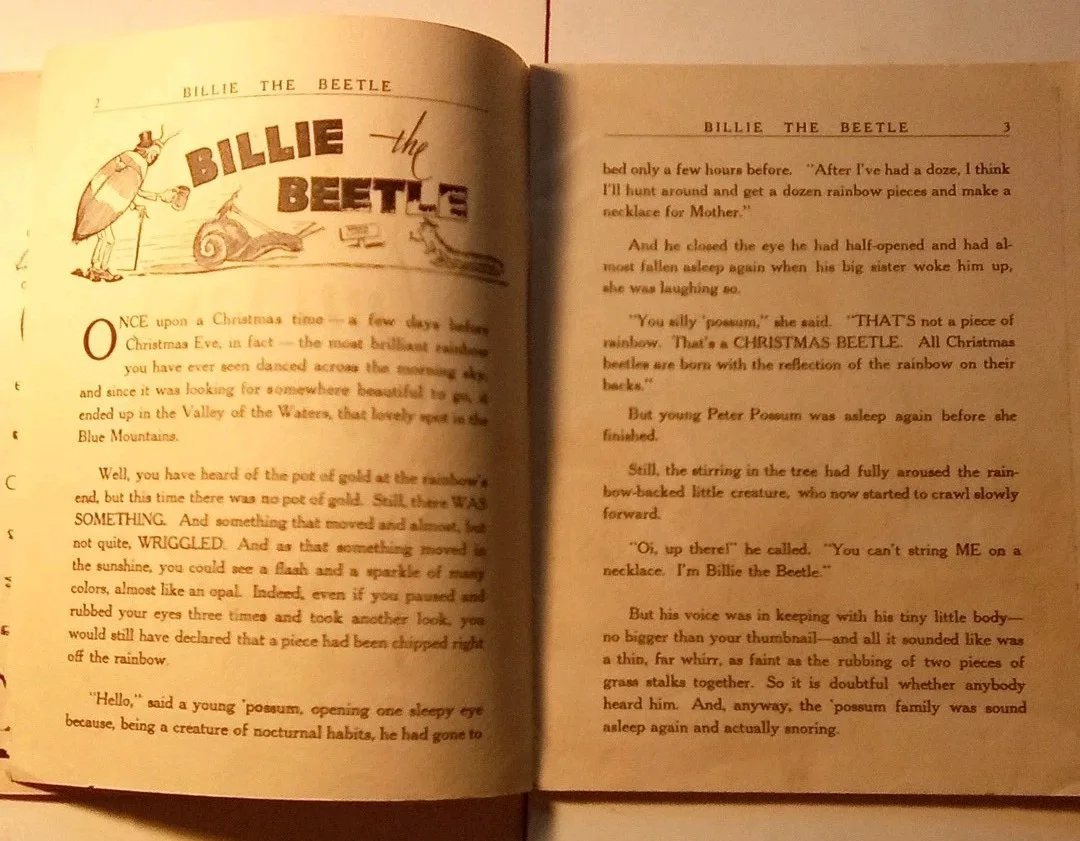Billie the Beetle_ Invincible Press original_Australian_Fred Powis 1946_Vg, изображение 3
