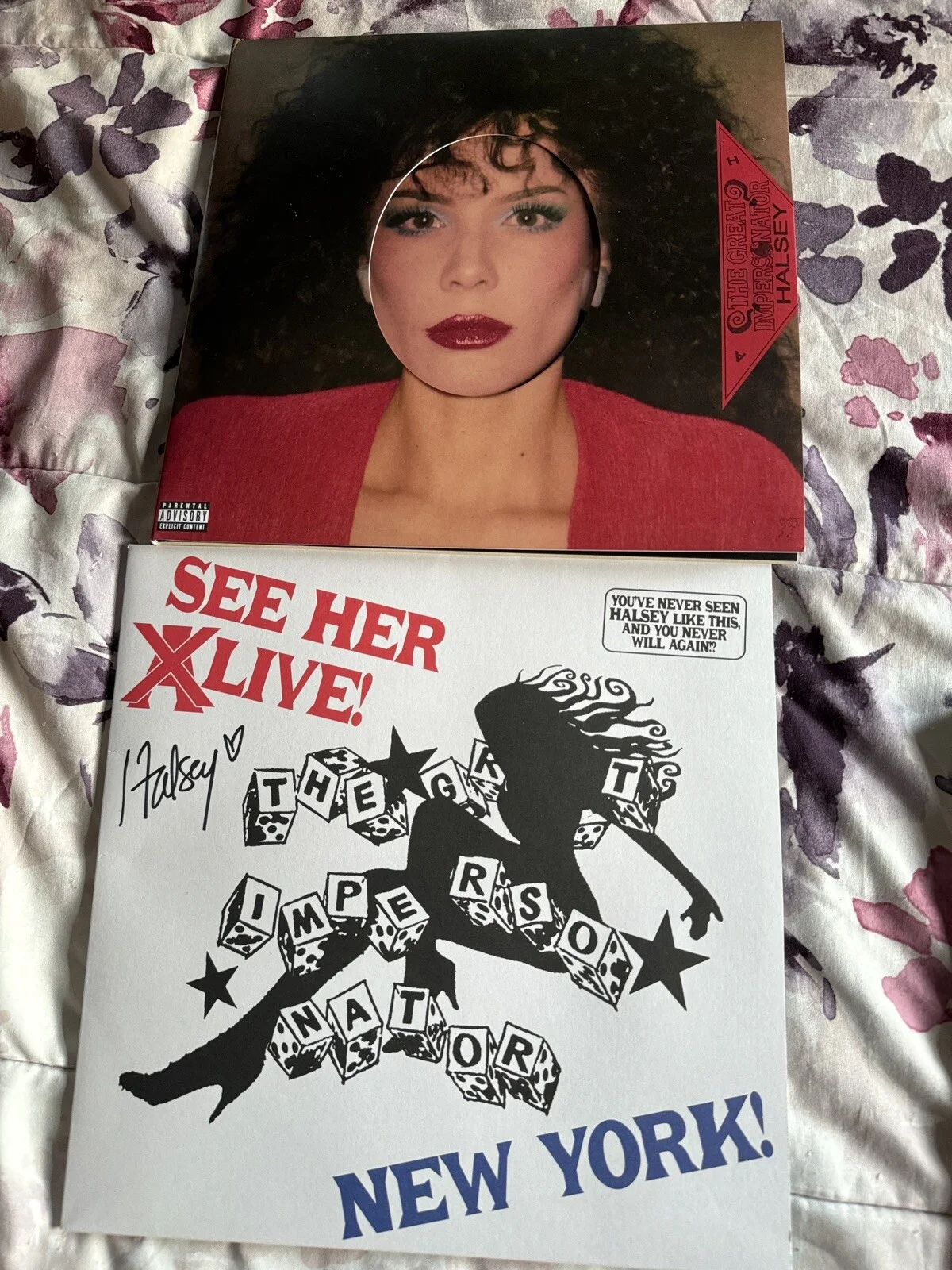 Halsey The Great Impersonator New York City Exclusive Signed Vinyl, изображение 2