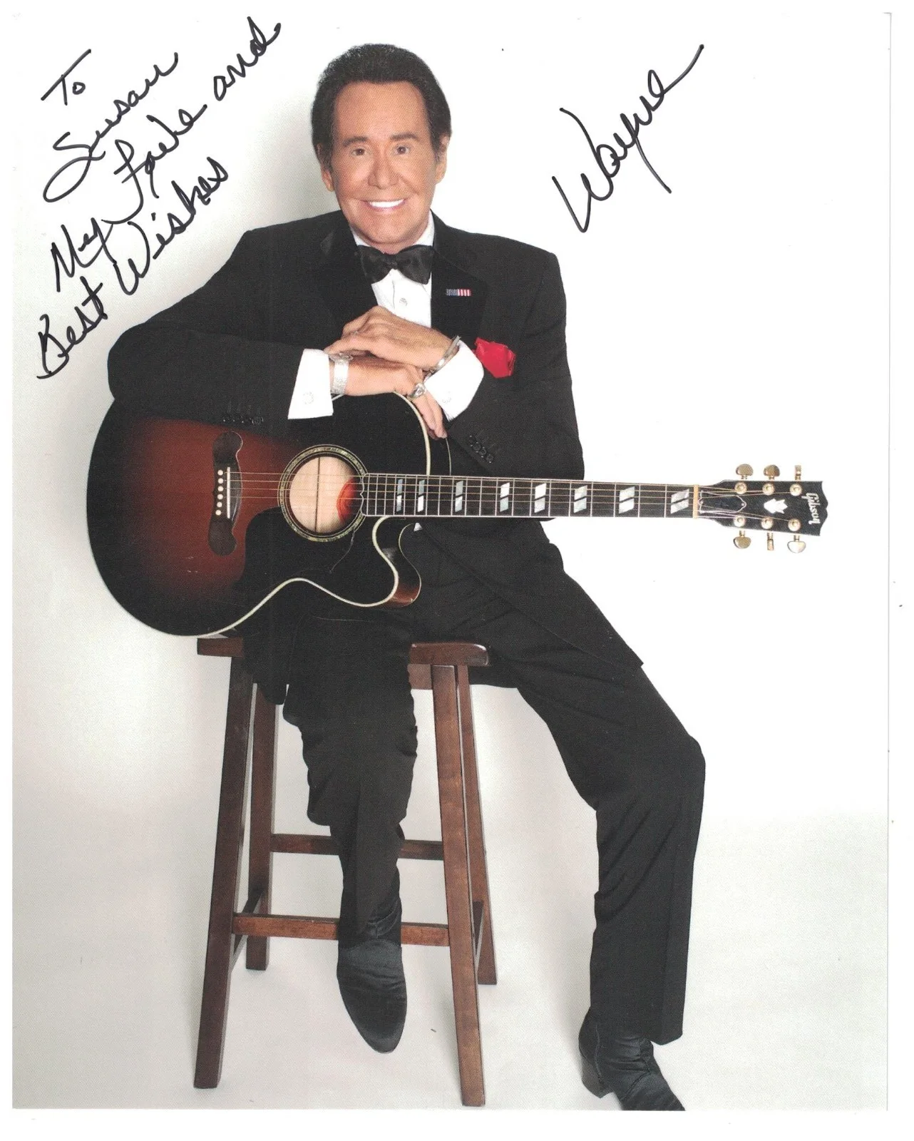 Wayne Newton — Wayne Newton Signed Autographed 8 x 10 Photo Singer Actor D