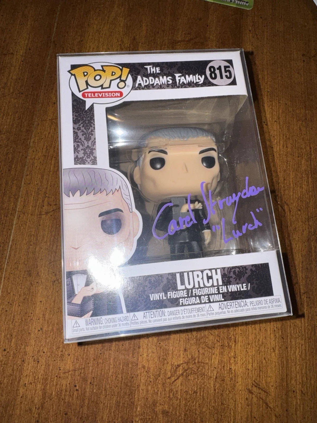 Wednesday And Lurch Signed Pop By Christina Ricci And Carel Struycken! Adams Fam, изображение 3