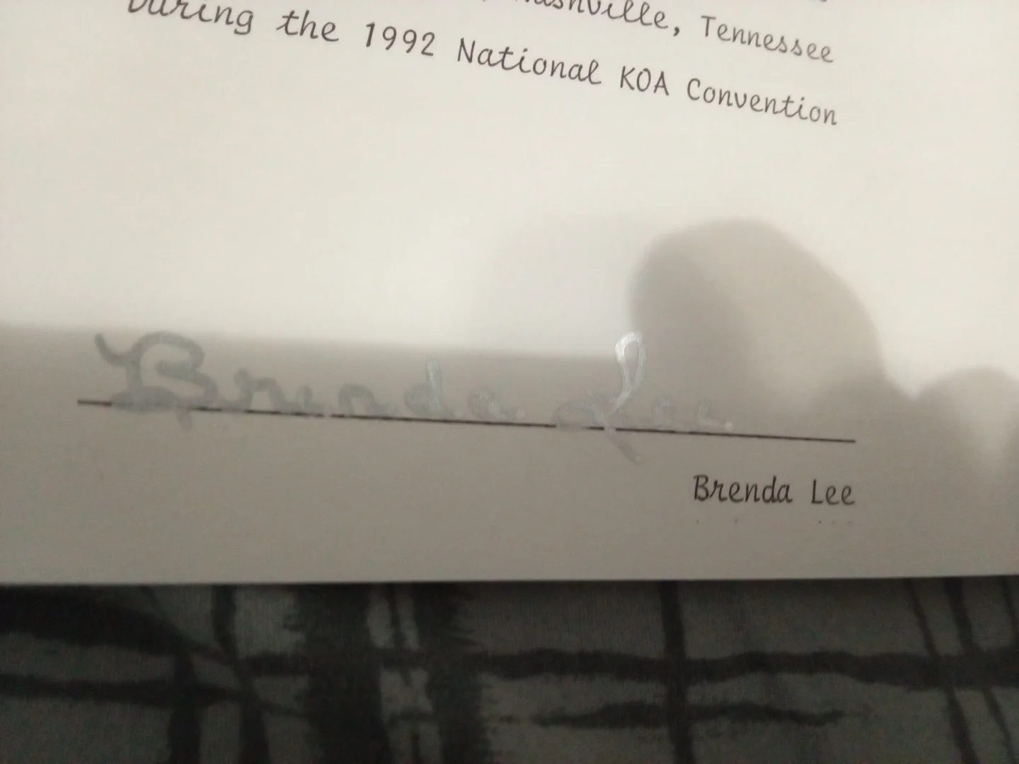 Autographs-Porter Wagoner,George Jones,Lee Greenwood,Hank Snow,Tanya Tucker, изображение 4
