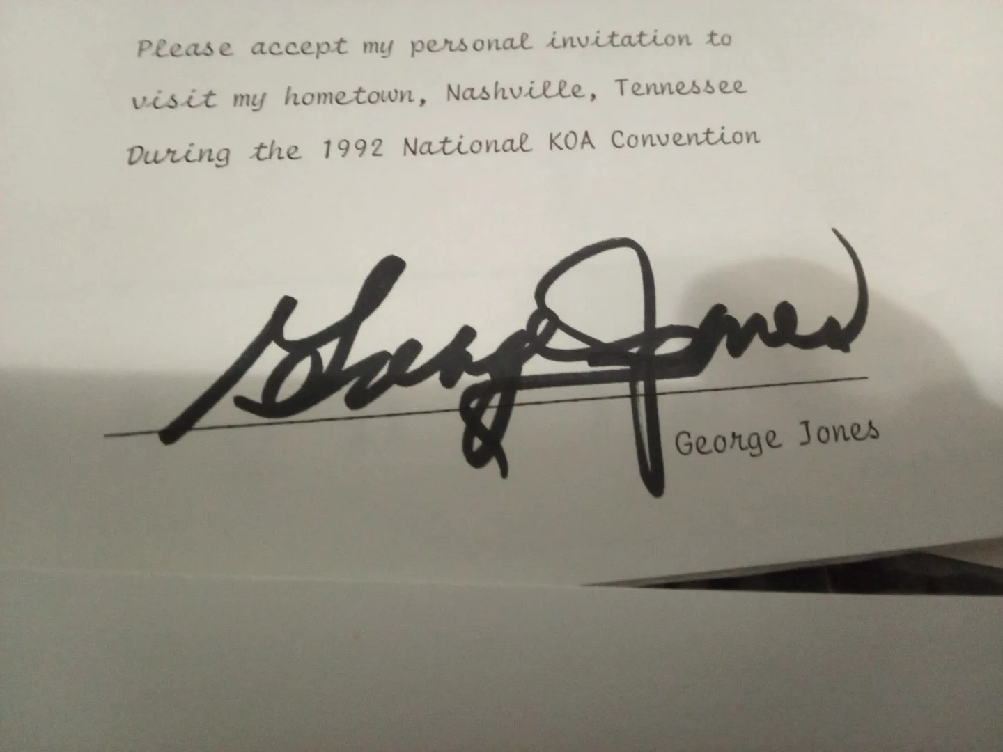 Autographs-Porter Wagoner,George Jones,Lee Greenwood,Hank Snow,Tanya Tucker, изображение 5