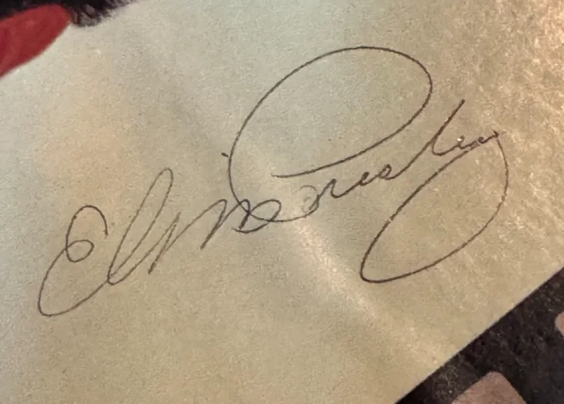 Elvis Presley - Signed Album Sleeve for Blue Hawaii w/ Record, изображение 2