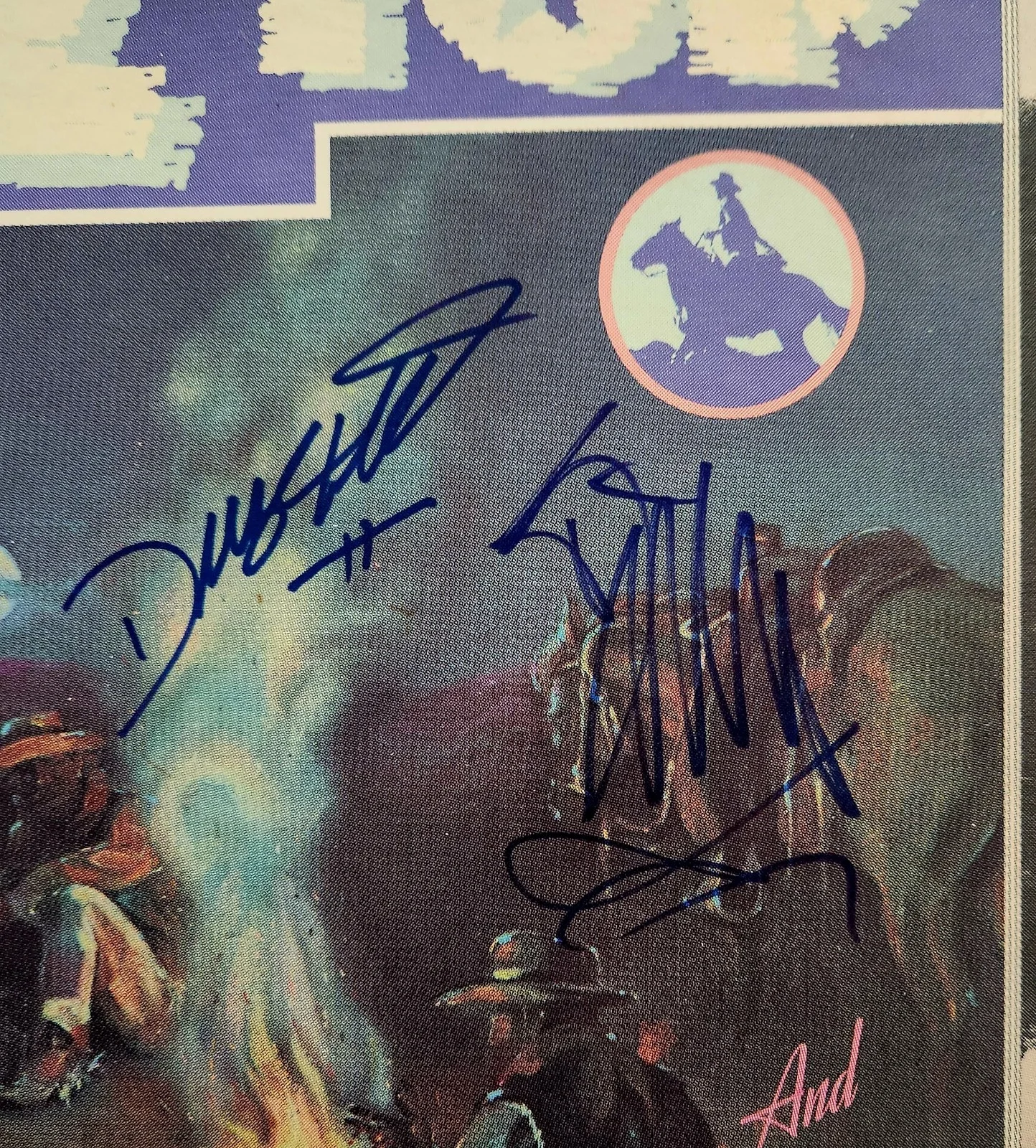 ZZ TOP THE BEST OF ZZ TOP ALBUM COVER SIGNED BY BILLY GIBBONS DUSTY HILL JSA LOA, изображение 2