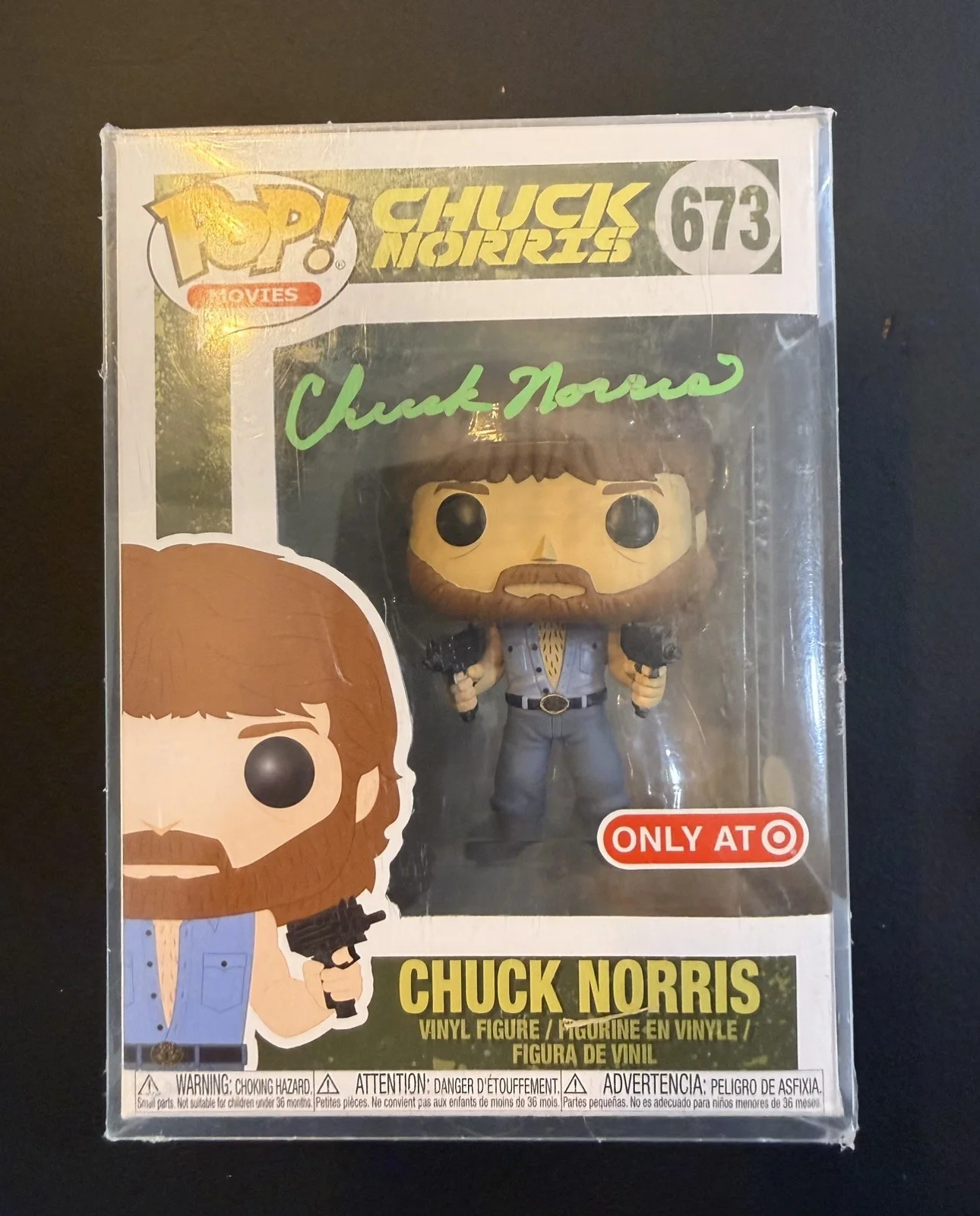 CHUCK NORRIS SIGNED FUNKO POP AUTOGRAPHED JSA COA WALKER TEXAS RANGER 673, изображение 3
