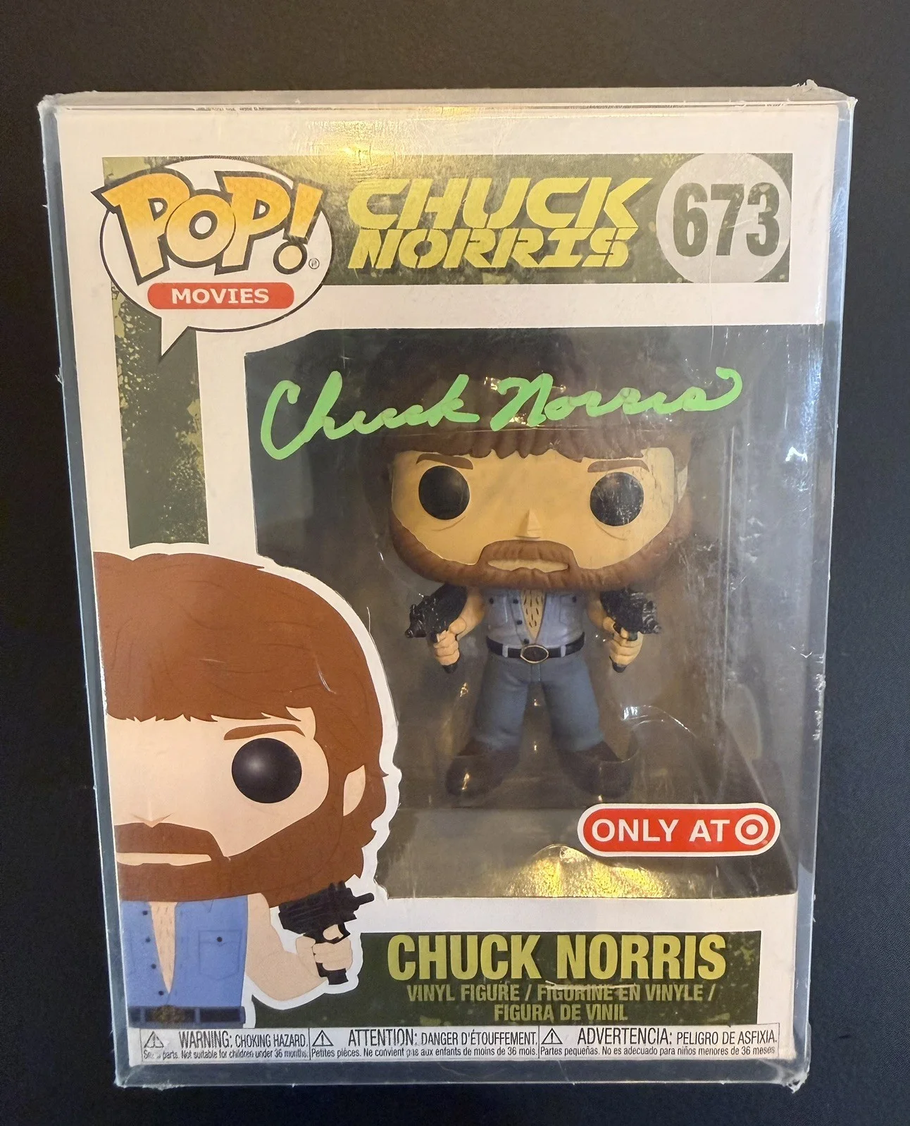 CHUCK NORRIS SIGNED FUNKO POP AUTOGRAPHED JSA COA WALKER TEXAS RANGER 673, изображение 5