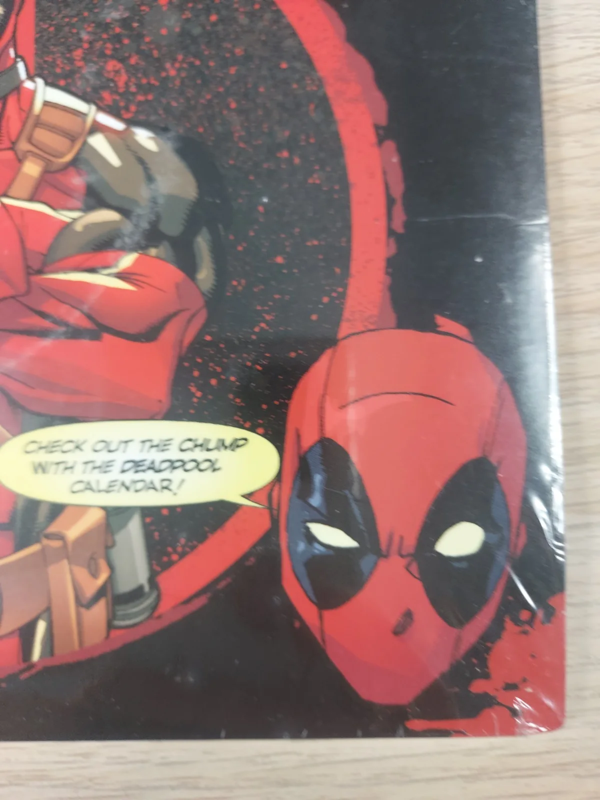 Marvel Deadpool 2017 Wall Calendar Official Pyramid New Sealed Rare Collectible, изображение 2