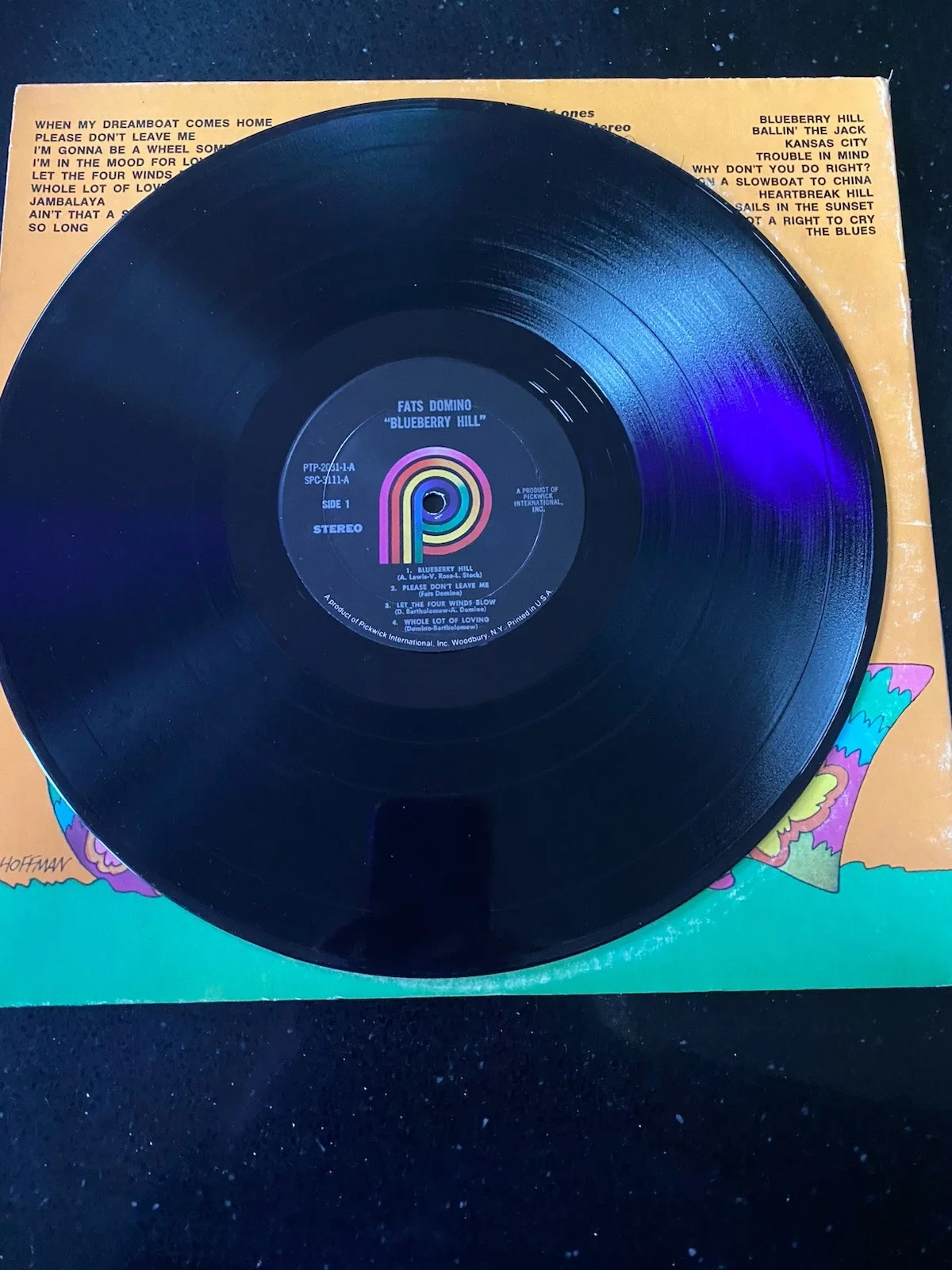 Fats Domino signed LP Album Cover 2 LPs, изображение 4