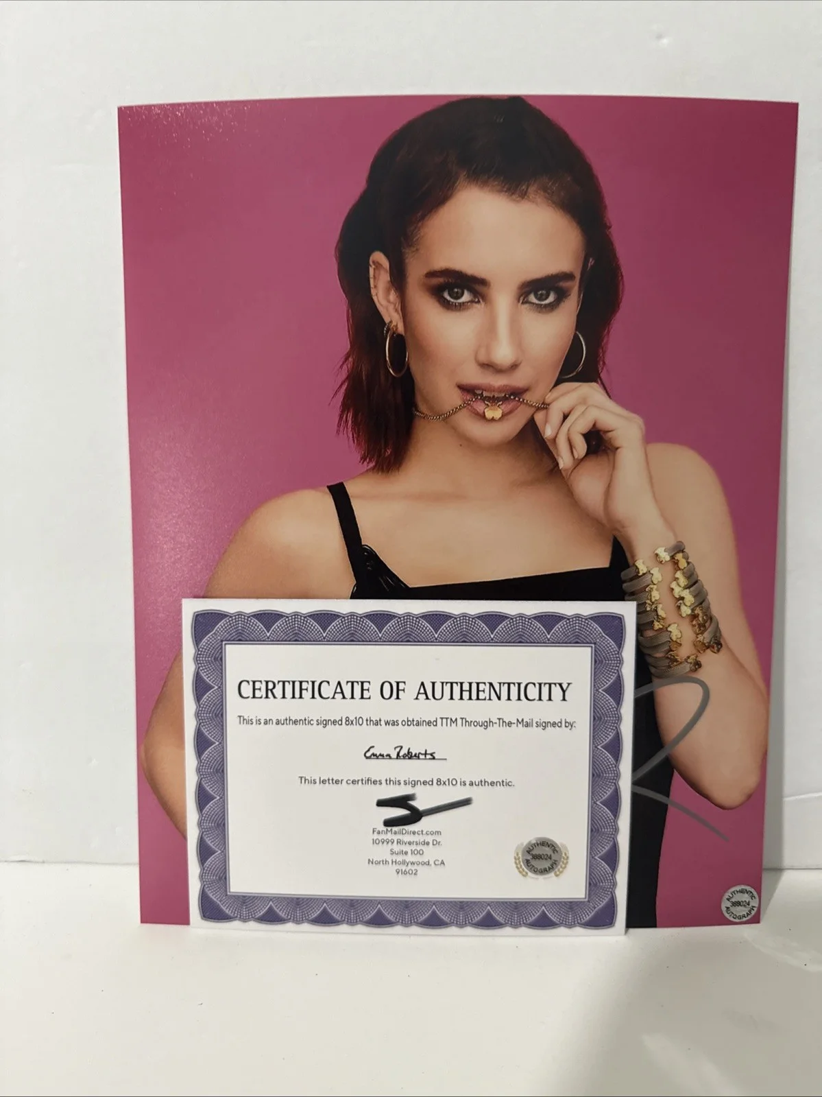 Emma Roberts — Emma Roberts (actress) signed Autographed 8x10 glossy photo - AUTO with COA, изображение 2