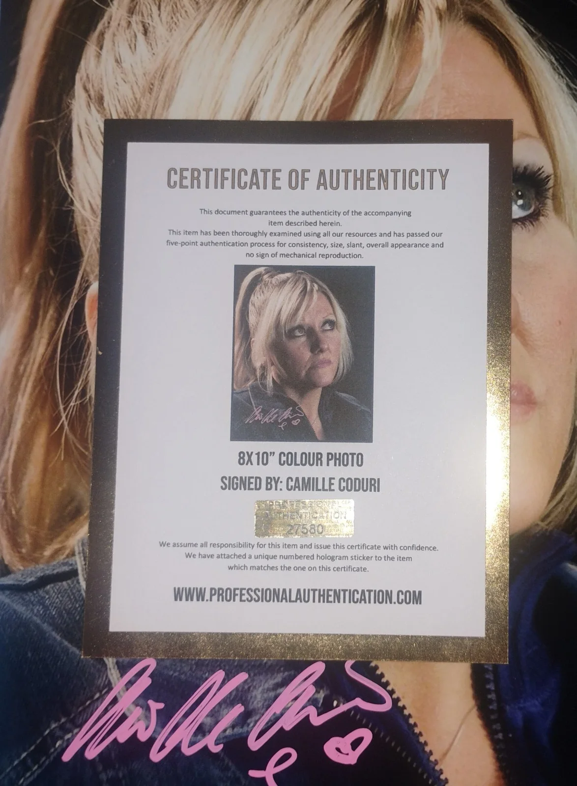 Camille Coduri Hand Signed Autograph 8x10 Photo COA Doctor Who NO US TARIFFS, изображение 4