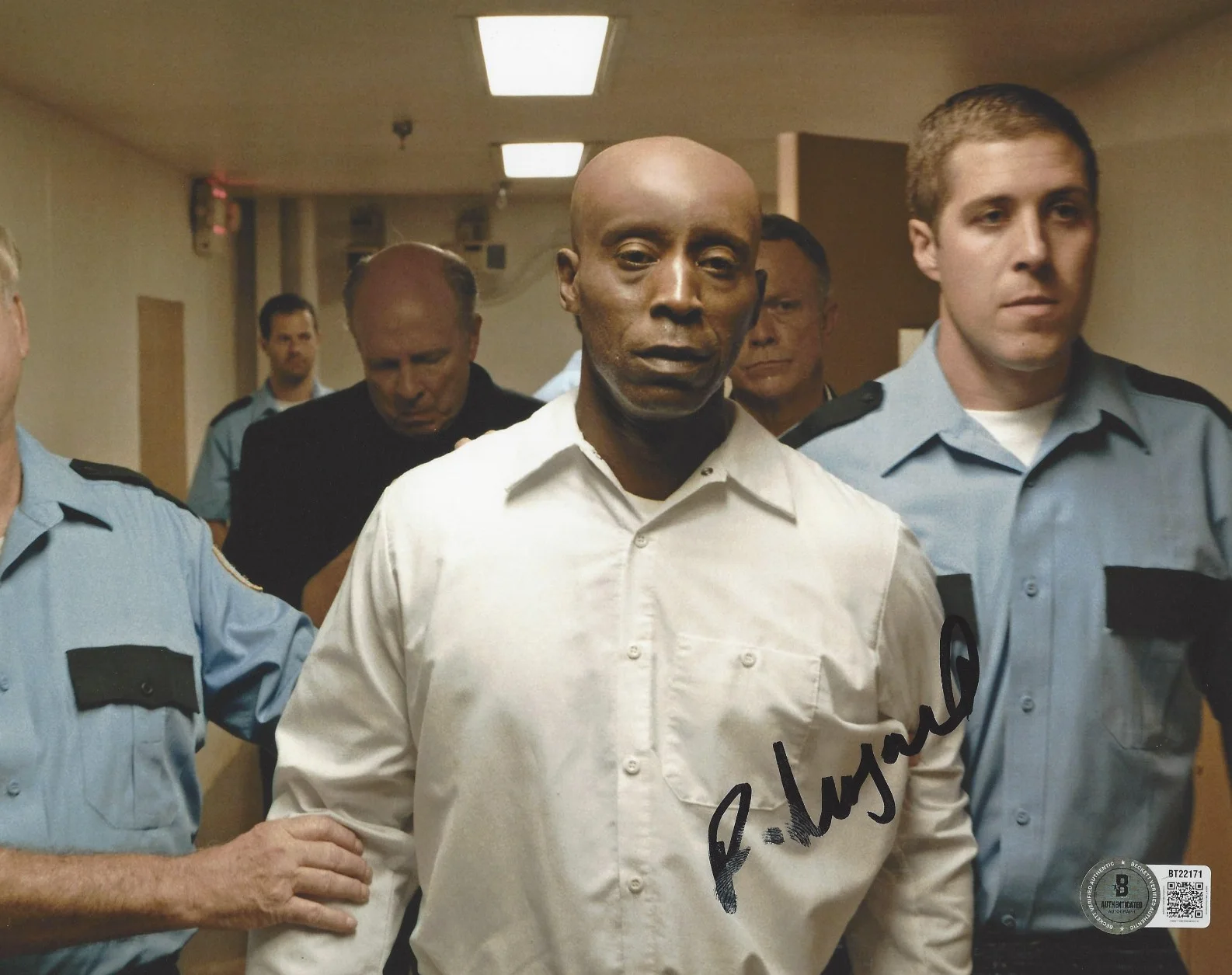 ROB MORGAN SIGNED 'JUST MERCY' 8x10 MOVIE PHOTO AUTOGRAPH ACTOR BECKETT BAS COA, изображение 2
