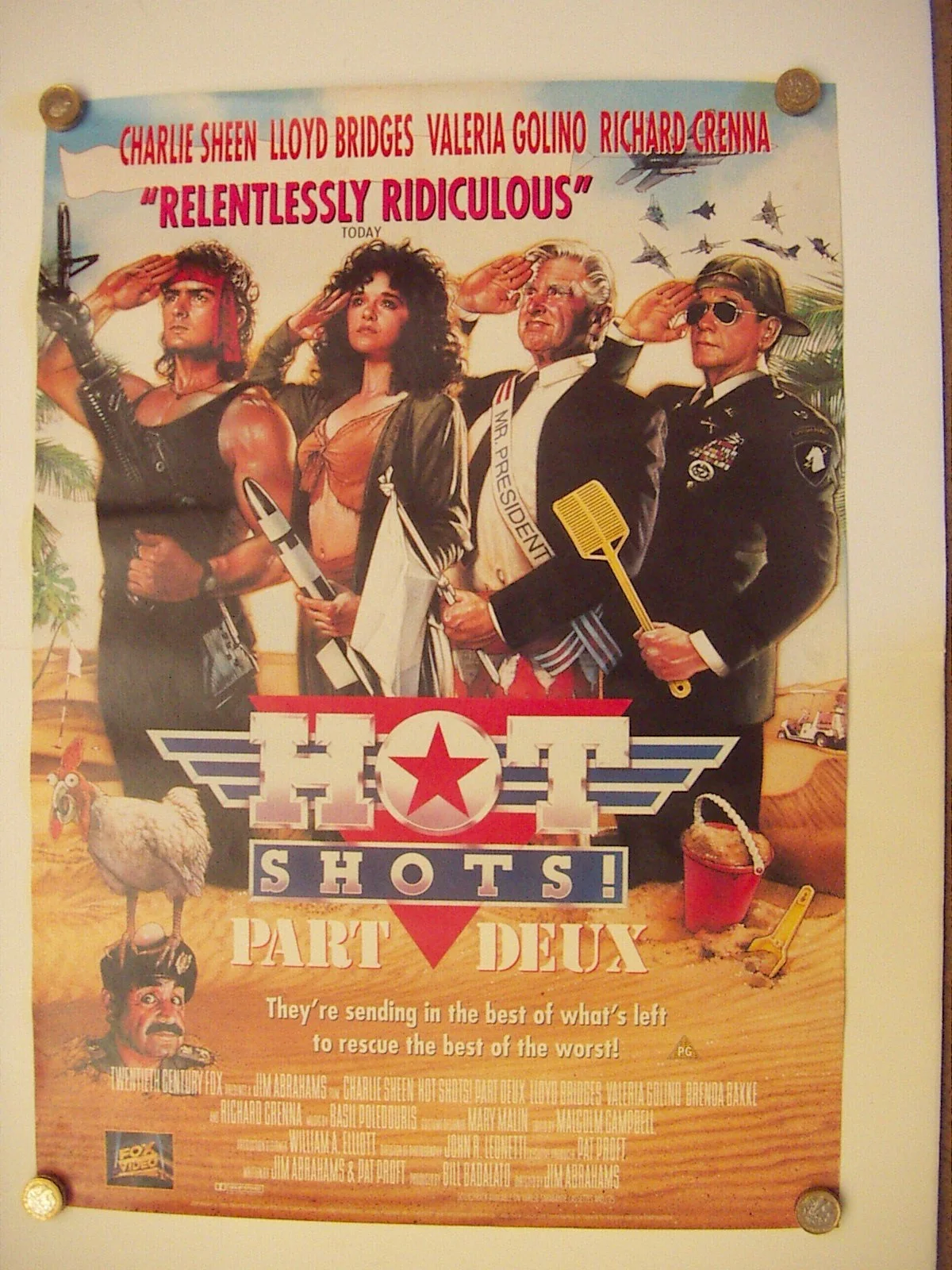 Hot Shots Poster, image 2